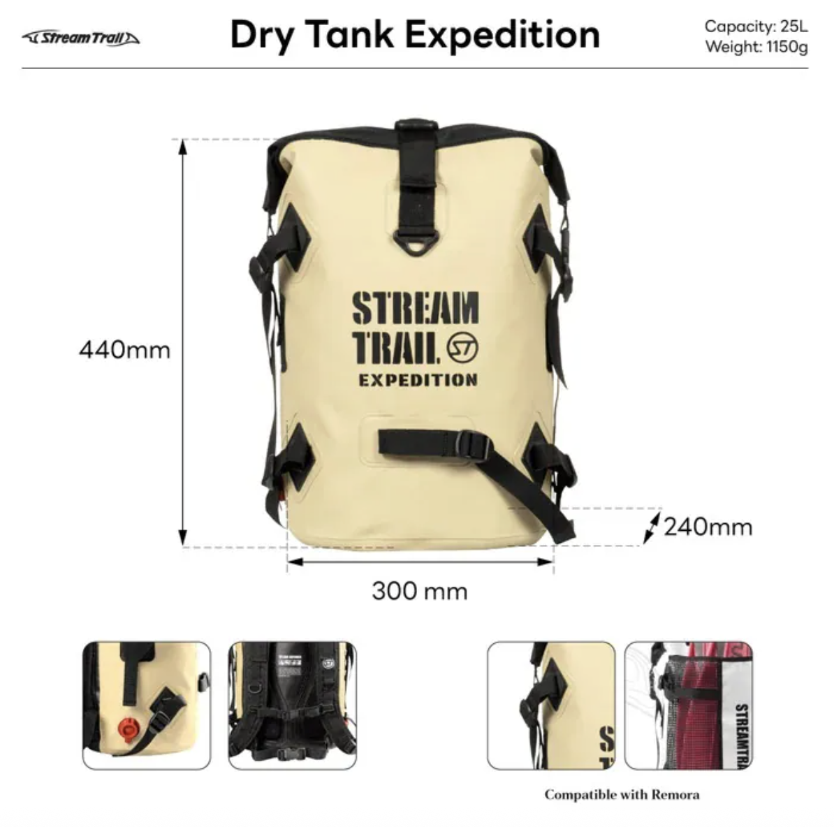 Stream Trail DRY TANK 25L-遠征系列