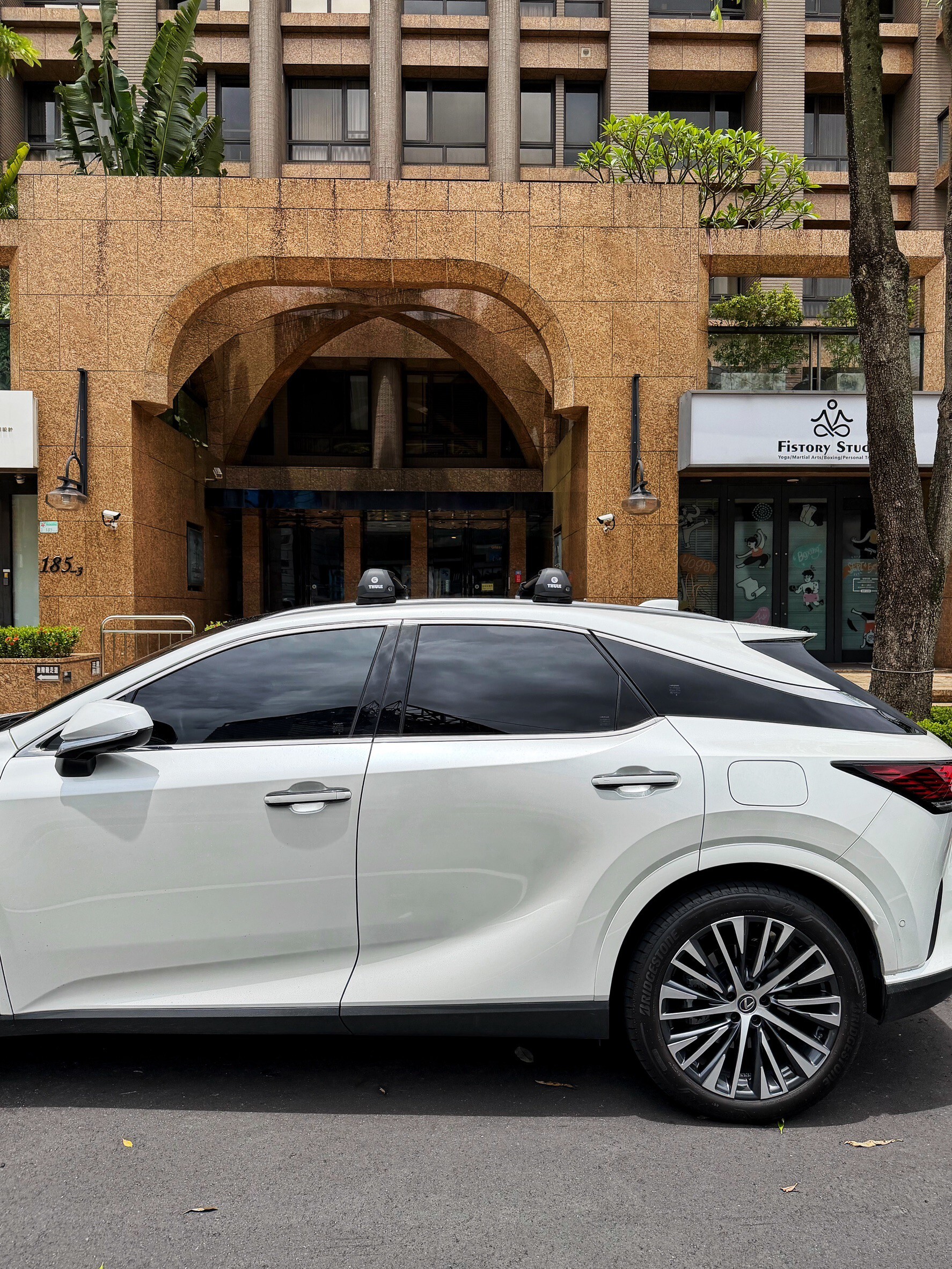 Lexus RX350 車頂架搭配 THULE 7207 安裝案例