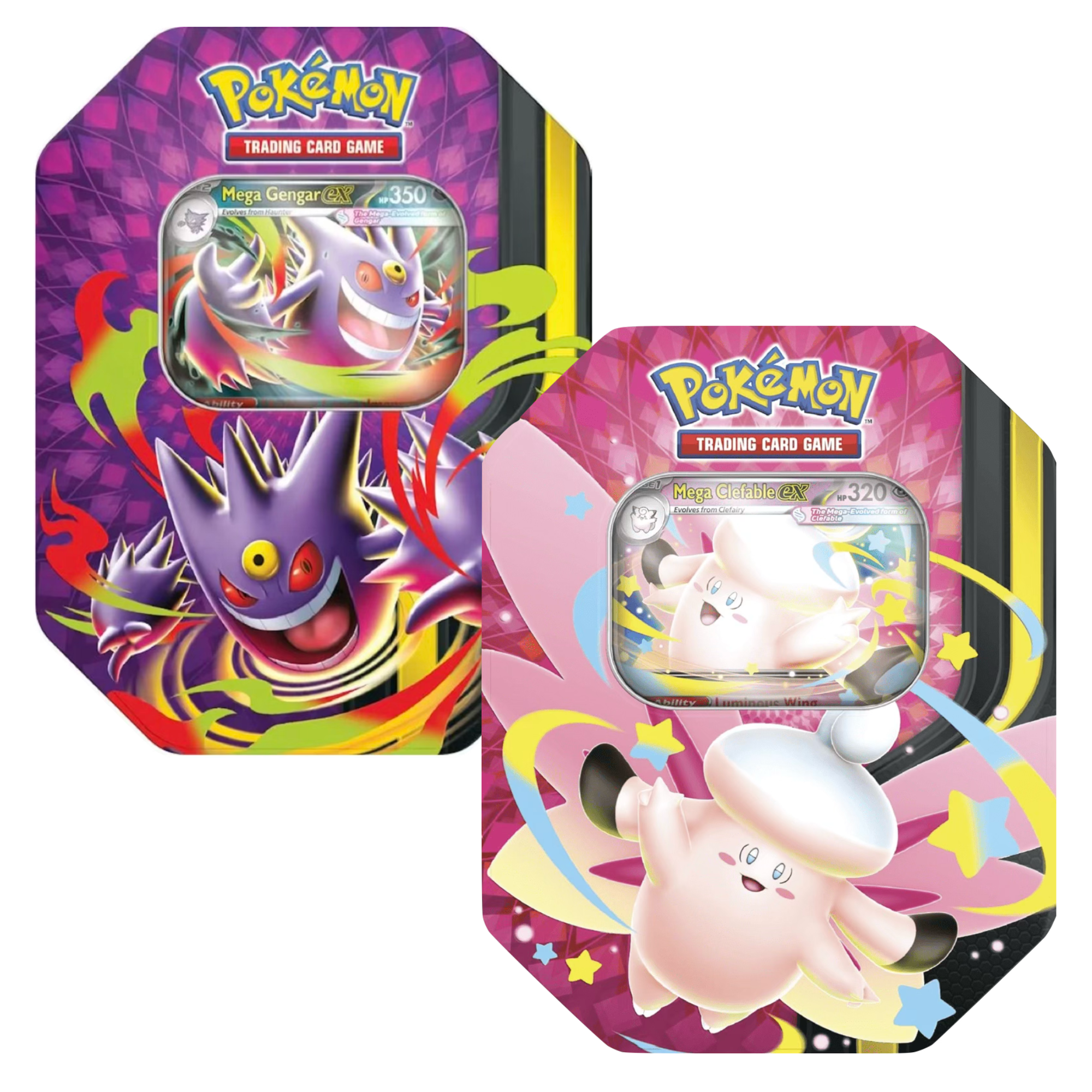 Pokemon Card Game 美版 Mega Moonlit Tin (一對)
