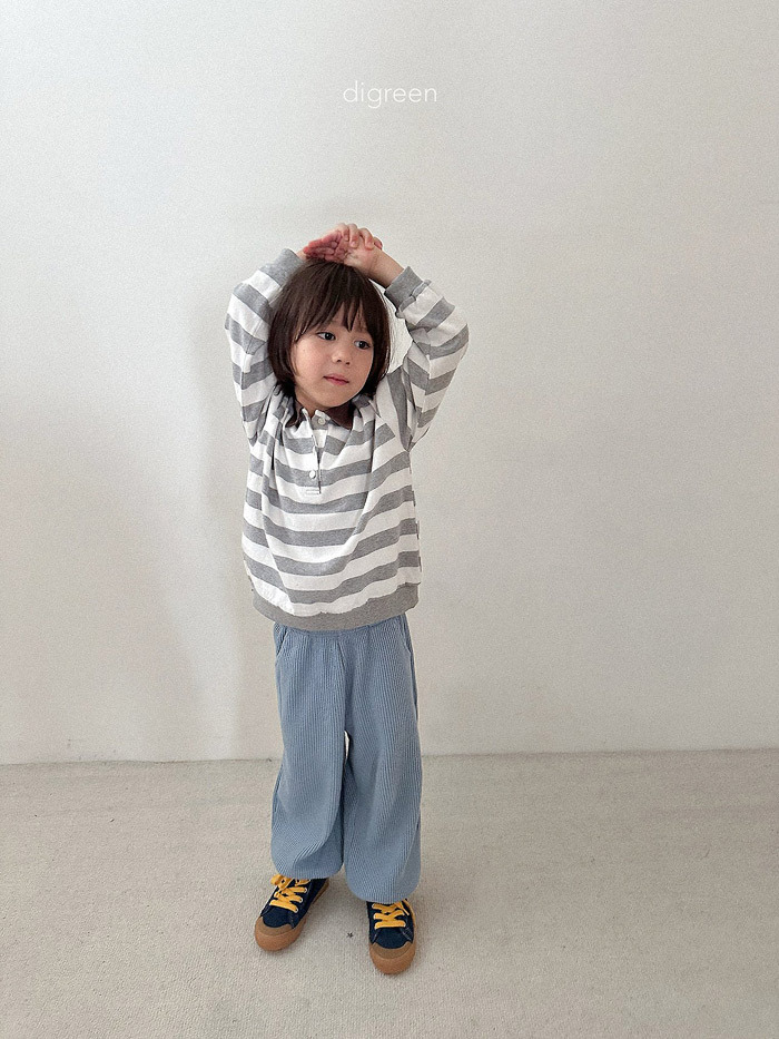 正韓秋Digreenkids 三色華夫格運動褲