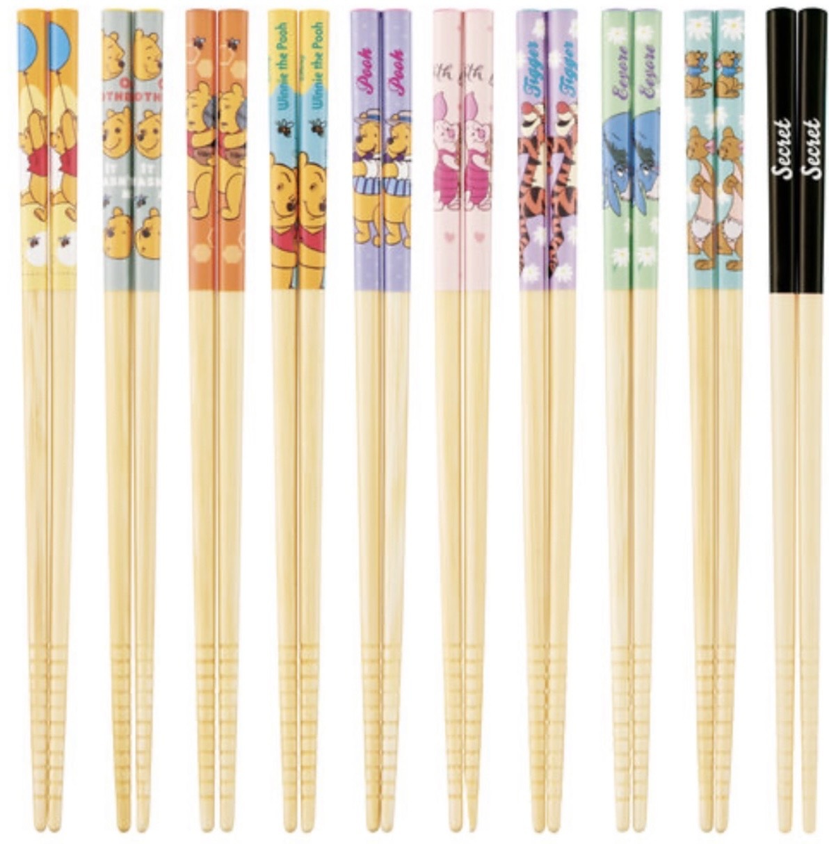 JP Pooh 造型筷子 盲抽 21cm 4502 TK260723