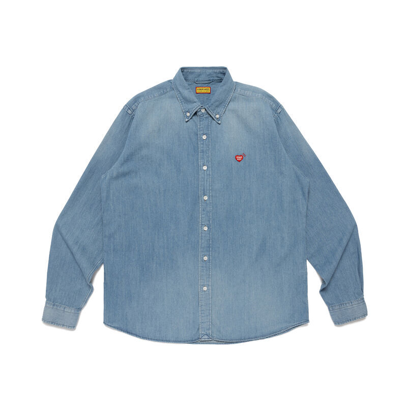 【HUMAN MADE】0725發售DENIM BD SHIRT
