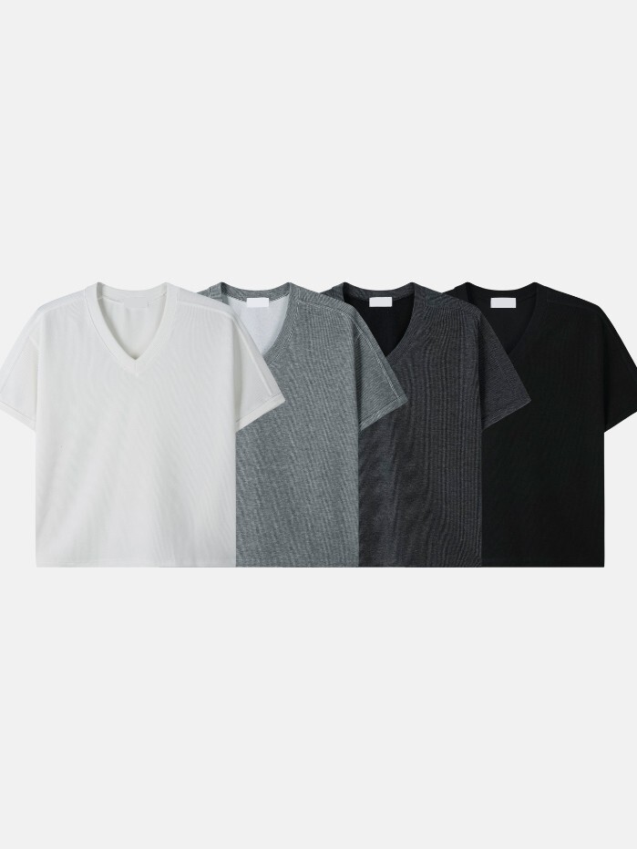 Air Cool Muscle Fit Crop V-Neck