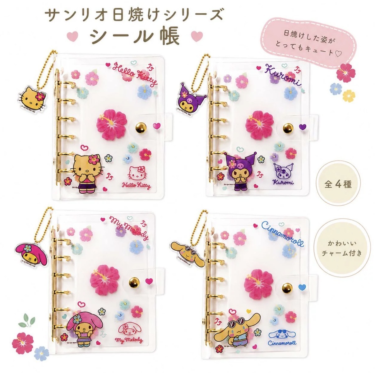 【數量限定】JP Sanrio 曬燶版 收藏貼紙手帳 4930 TK260723