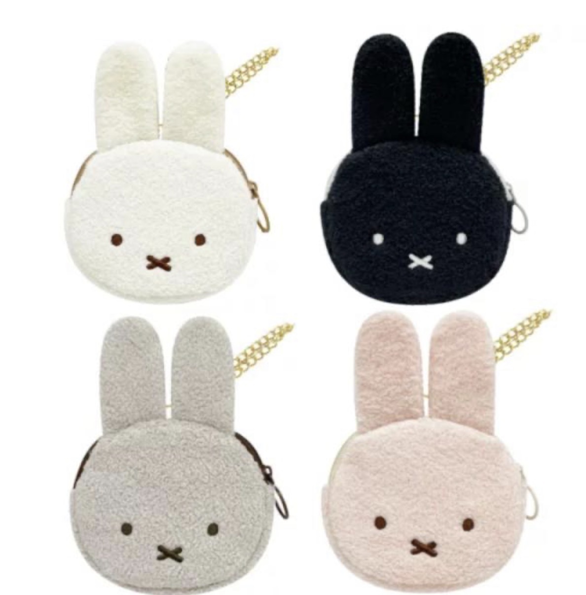 【最新發售】JP Miffy 毛絨刺繡公仔散子包 吊飾 4571 TK260723
