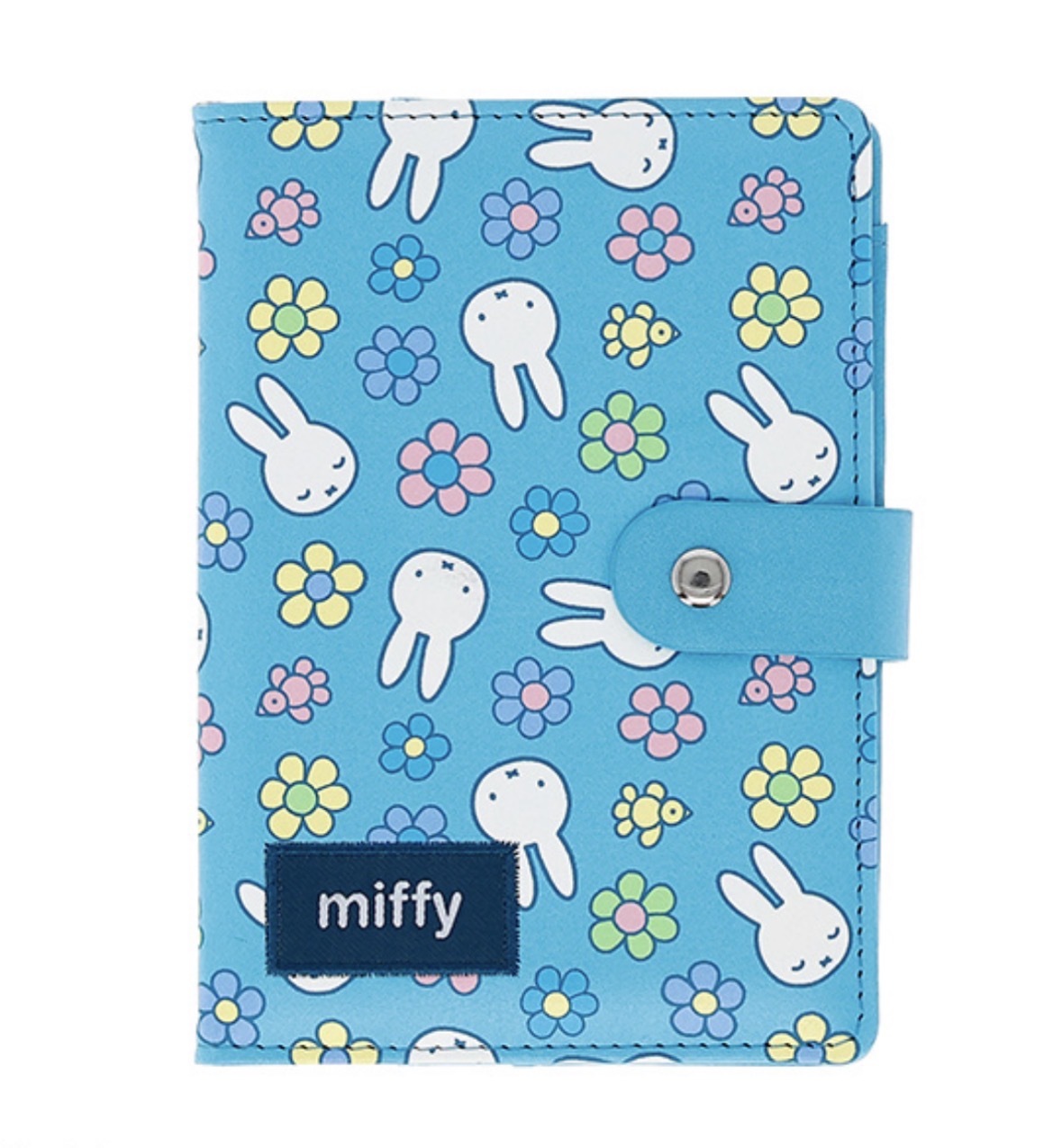 JP Miffy 花花密集式 多用套收納套 A6 藍 7387 TK260723