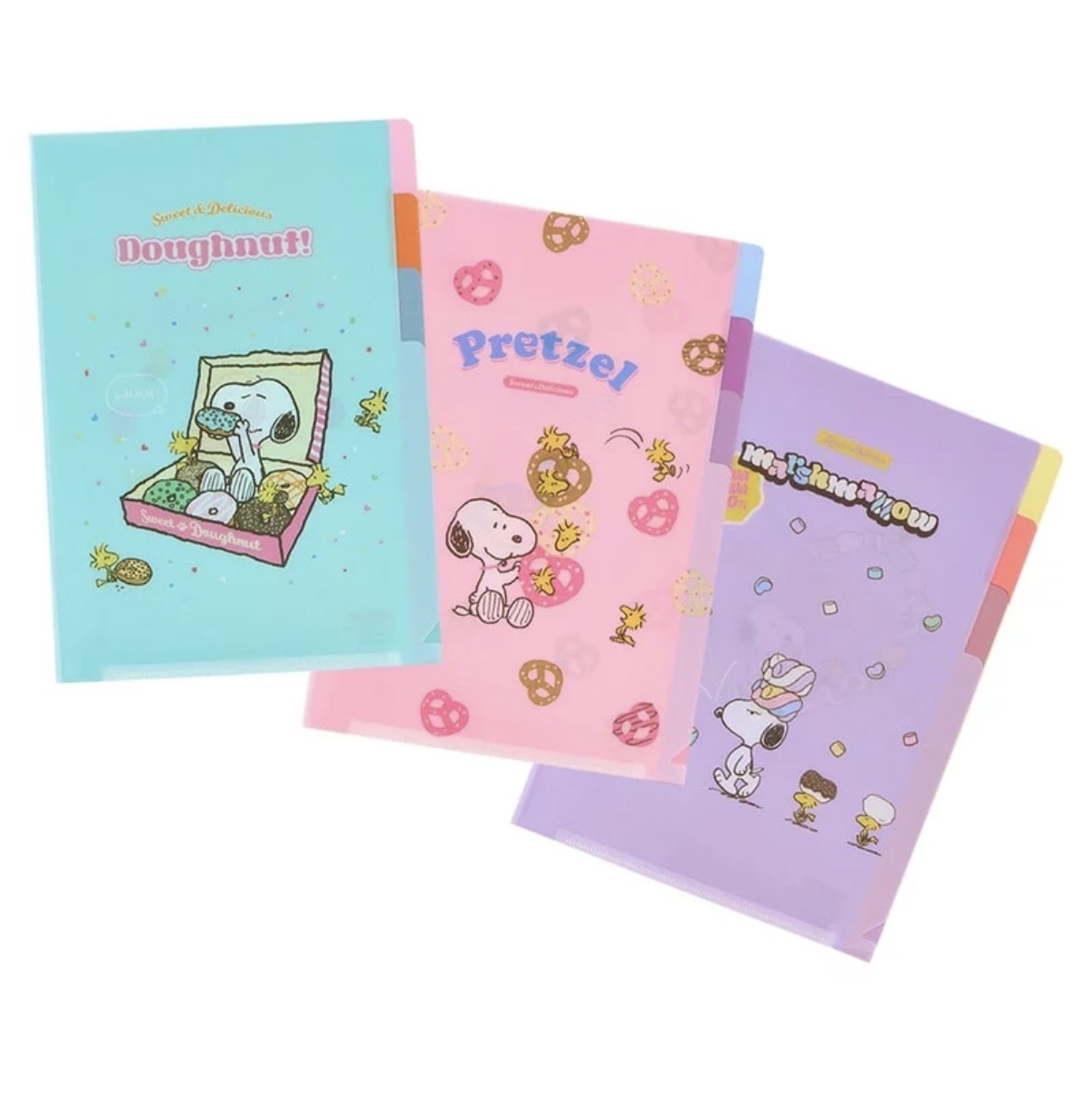 【最新發售】JP Snoopy A5 3P File 2499 2505 TK260723