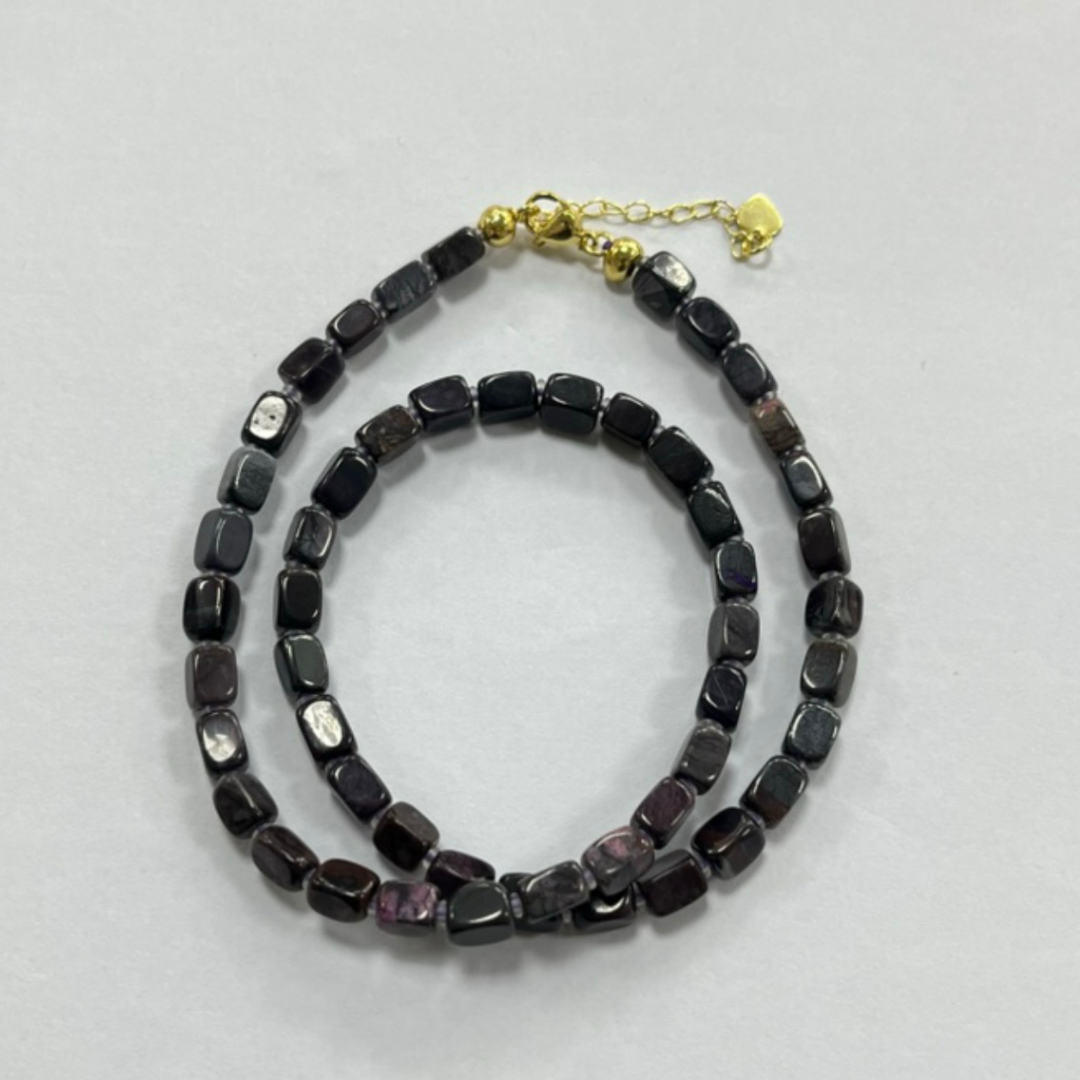 CNAG0726-631 多彩項鏈 約4mm+[包證書] (A31)