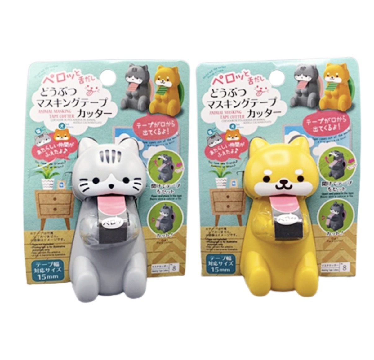 JP 貓貓柴犬造型膠紙座 4024 TK260723