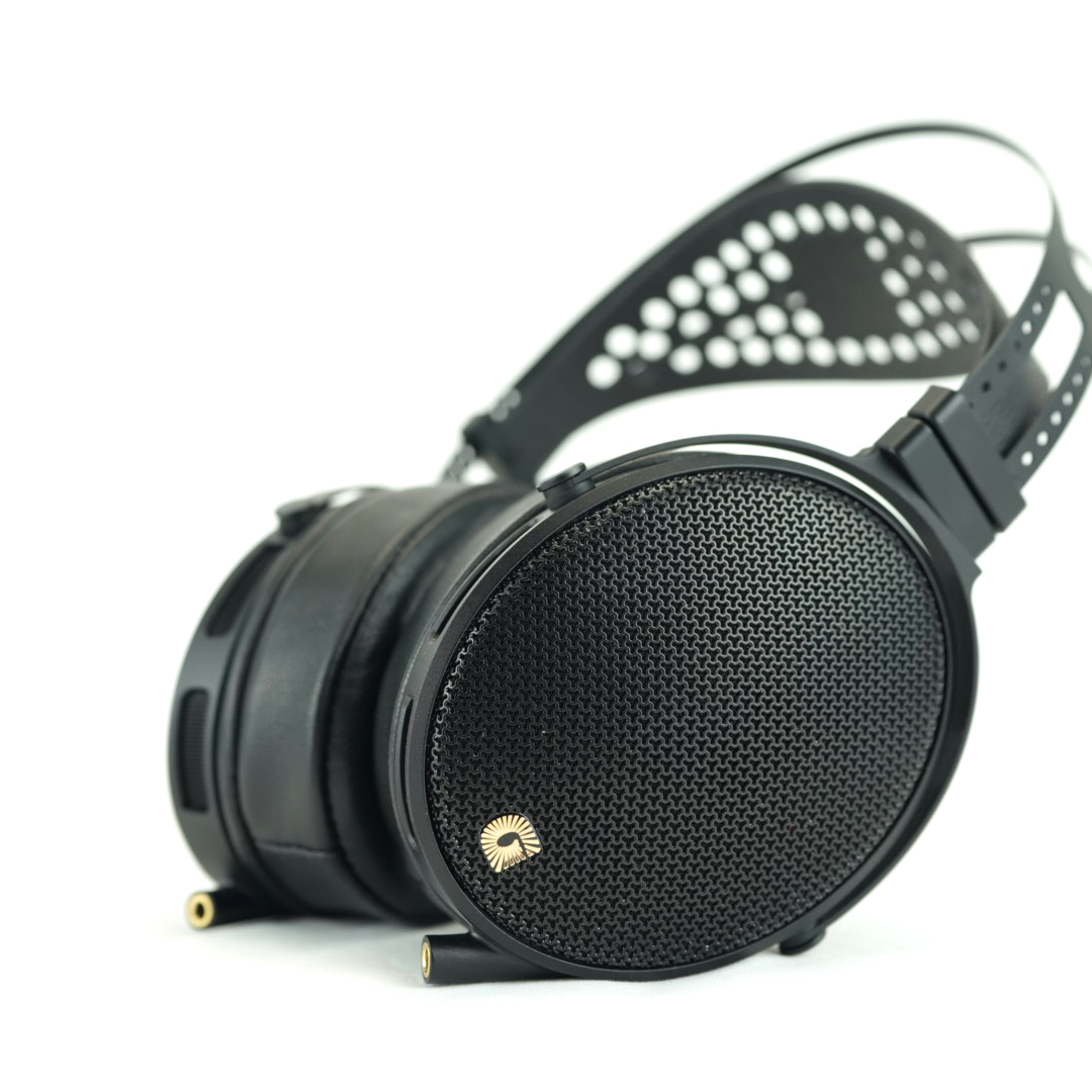 GoldPlanar - GL600Pro 開放頭戴式耳機 | 97x76.5mm 超薄鋁合金平板振膜 | 高強度 Neodymium N55 釹磁鐵 | 4.4 高純度銅鍍銀耳機線