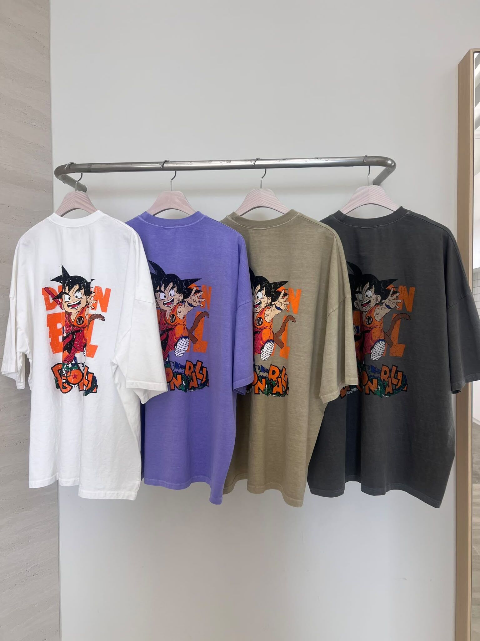 OverSize洗水卡通圖案短袖Tee KKUKKU-070T