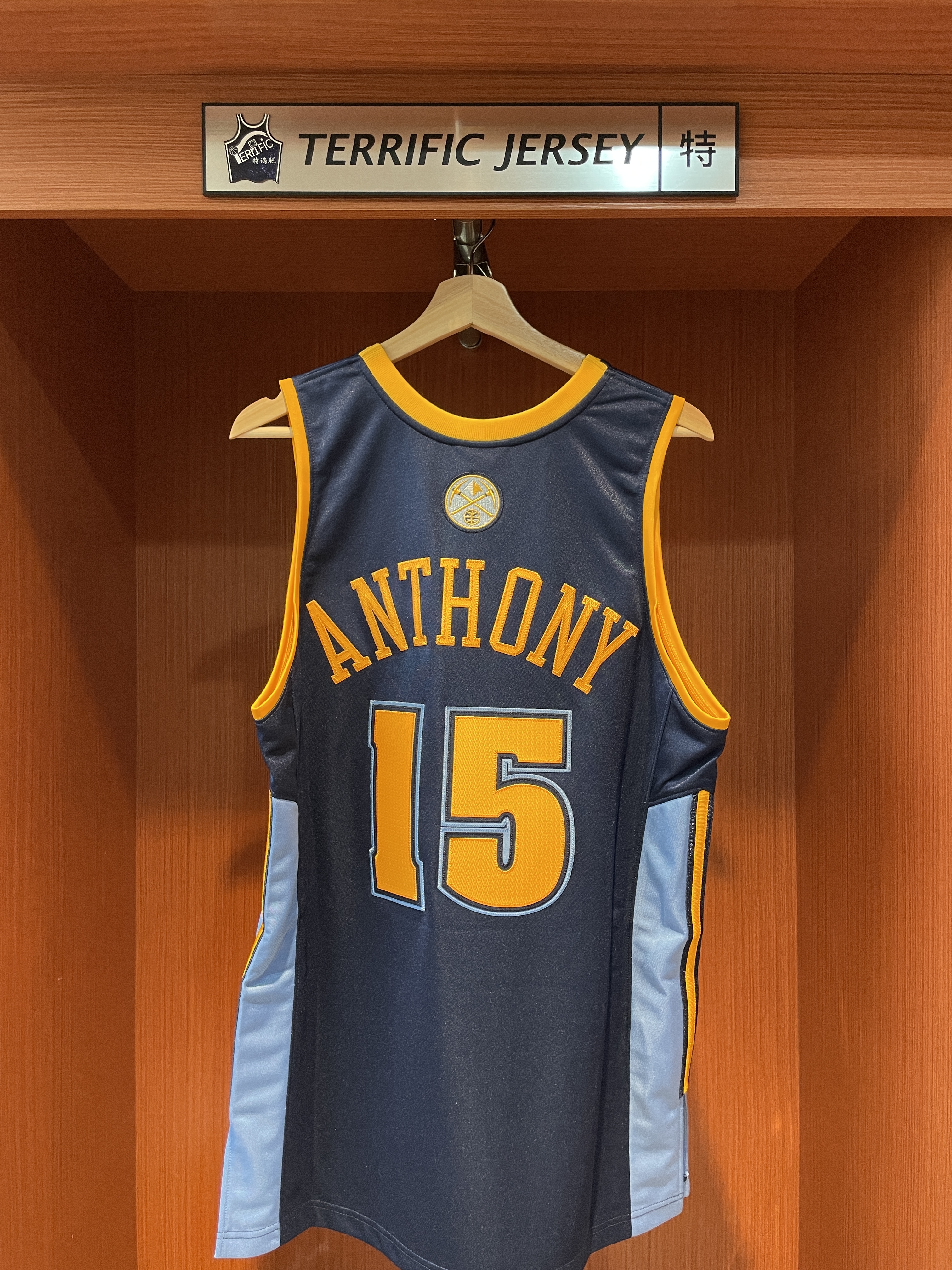 NBA球衣 Carmelo Anthony 丹佛金塊 06-07深藍 緞面 M&N Authentic 球員版 電繡 全新