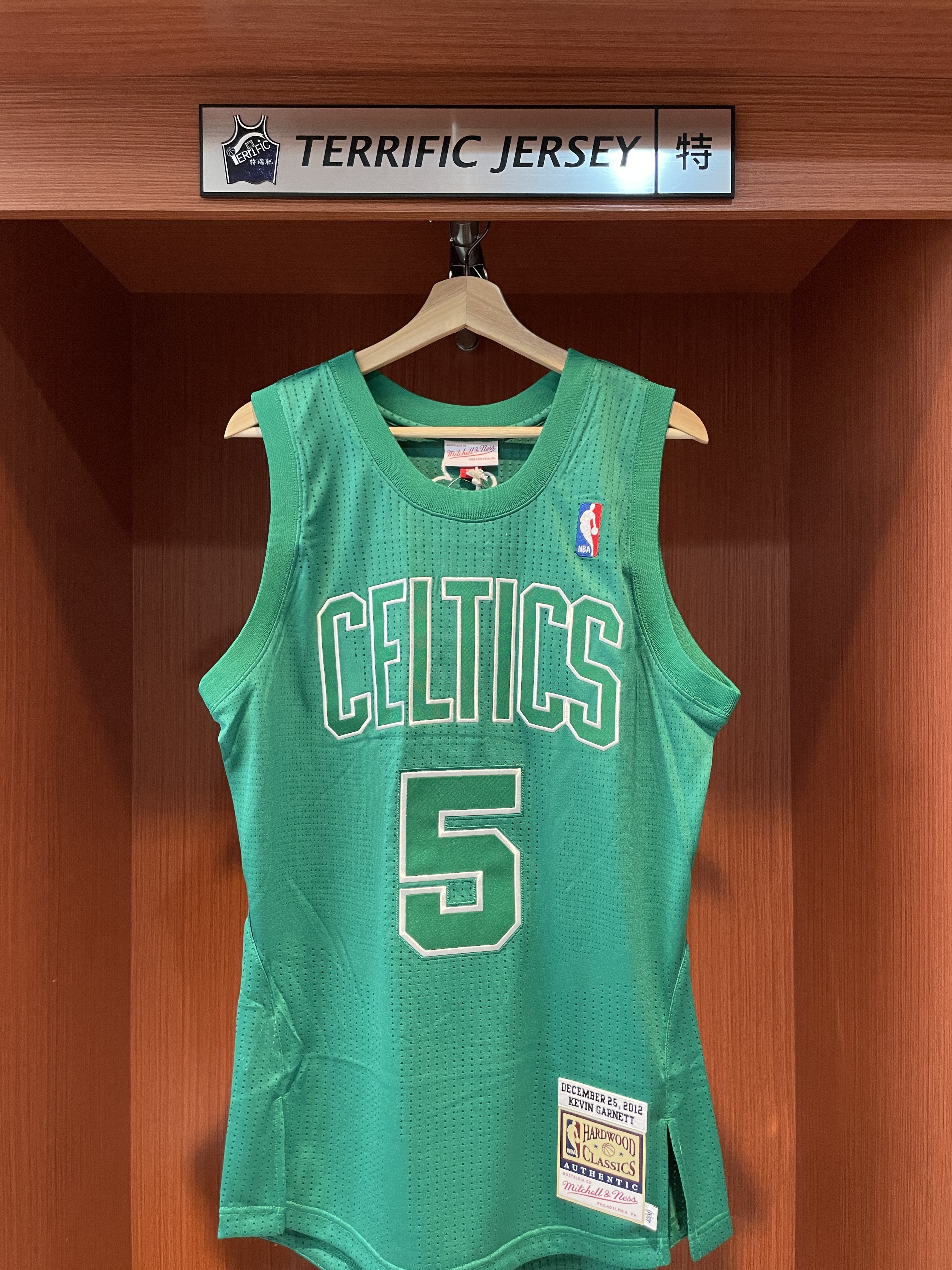 NBA球衣 Kevin Garnett 波士頓賽爾提克 2012聖誕節 聖誕大戰 Big Color M&N Authentic 球員版 電繡 全新