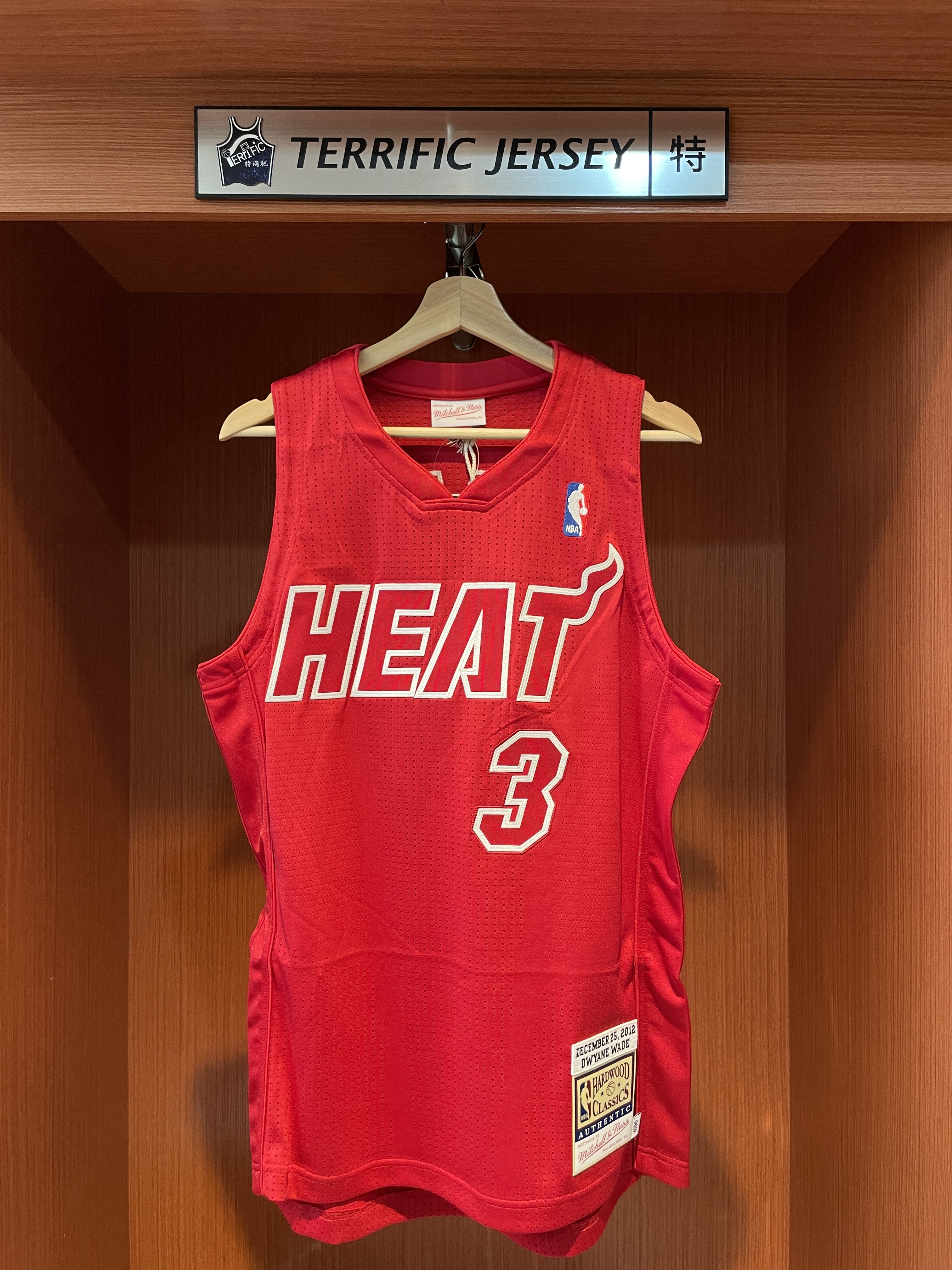 NBA球衣 Dwyane Wade 邁阿密熱火 2012聖誕節 聖誕大戰 Big Color M&N Authentic 球員版 電繡 全新