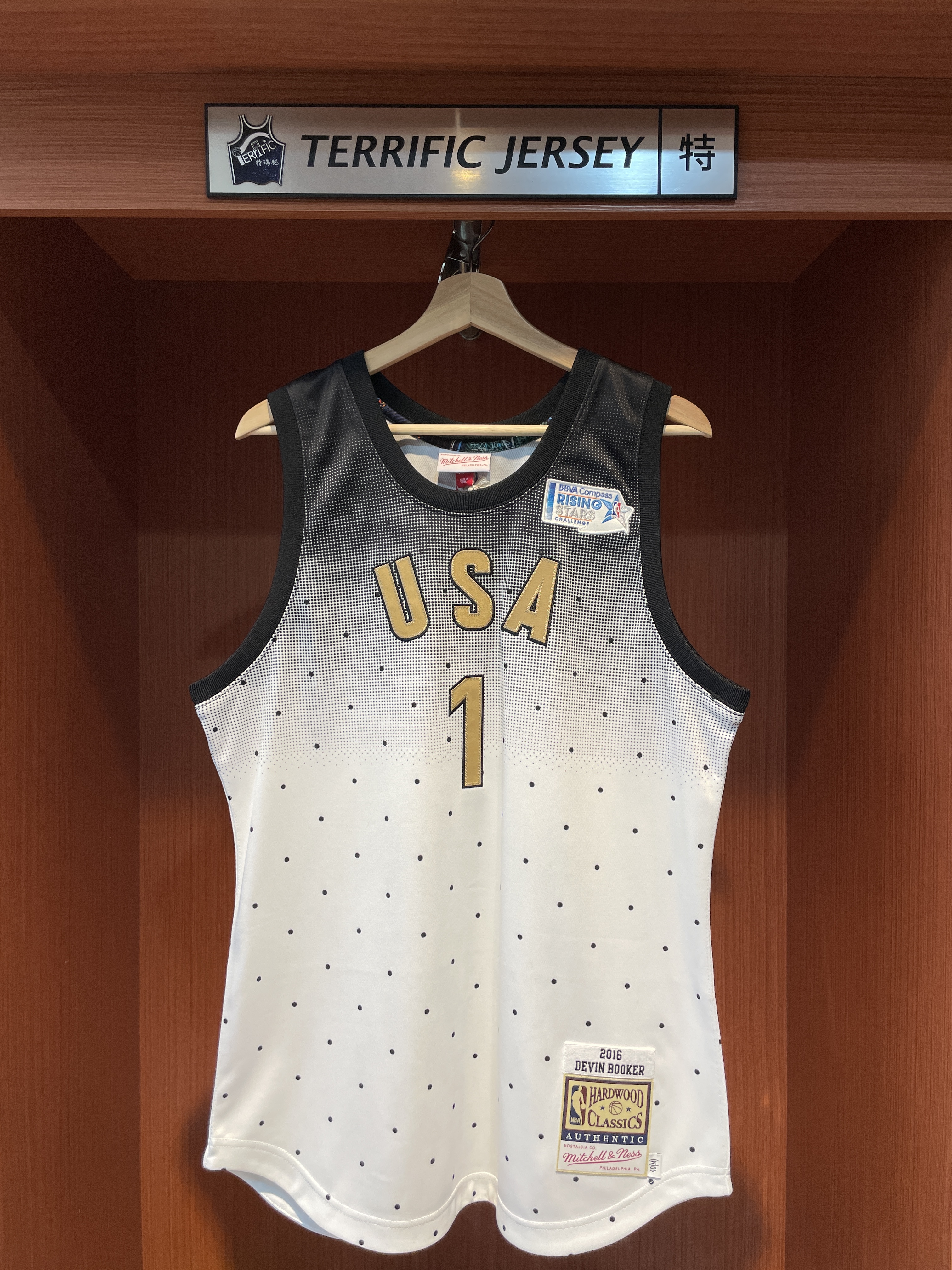 NBA球衣 Devin Booker 2016新秀挑戰賽 明星賽 M&N Authentic 球員版 電繡 全新