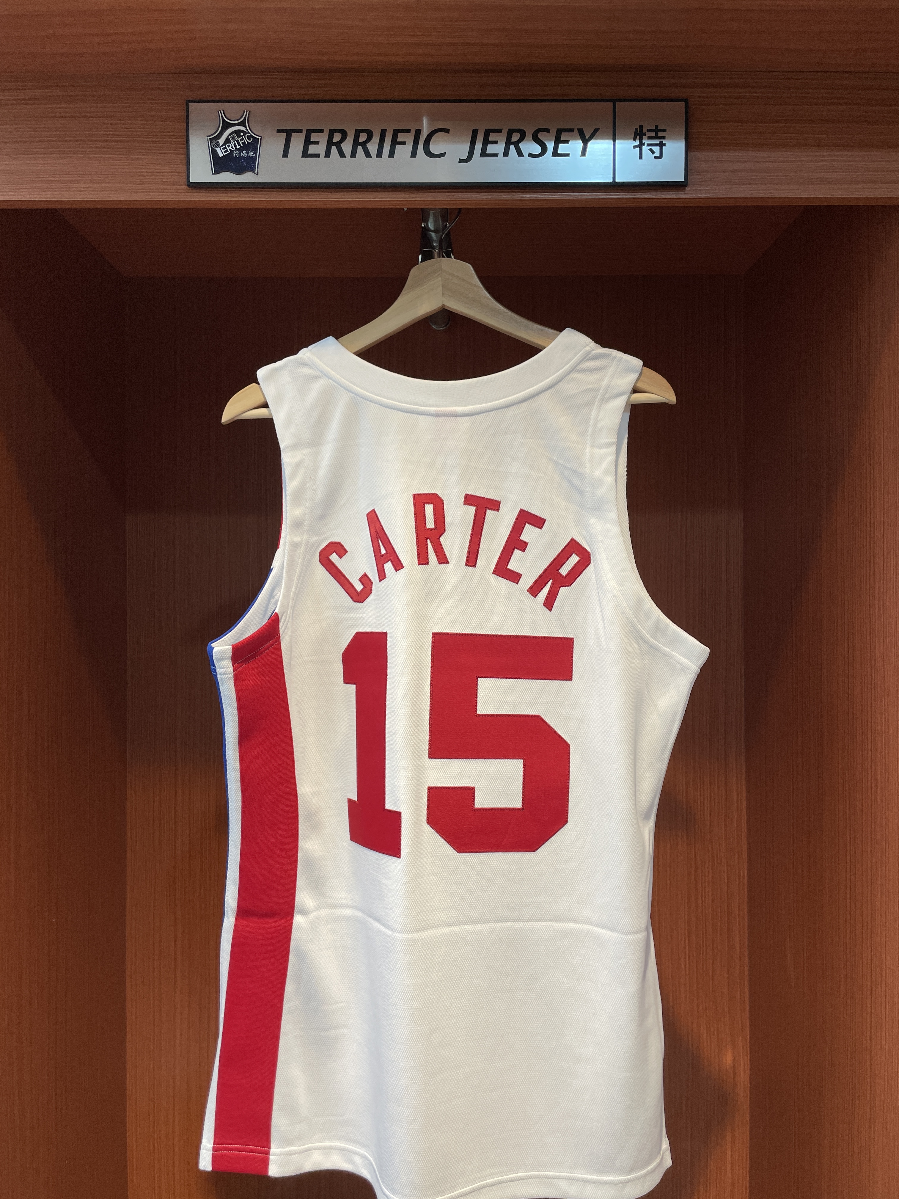 NBA球衣 Vince Carter 紐澤西籃網 05-06白 籃網白星 M&N Authentic 球員版 電繡 全新
