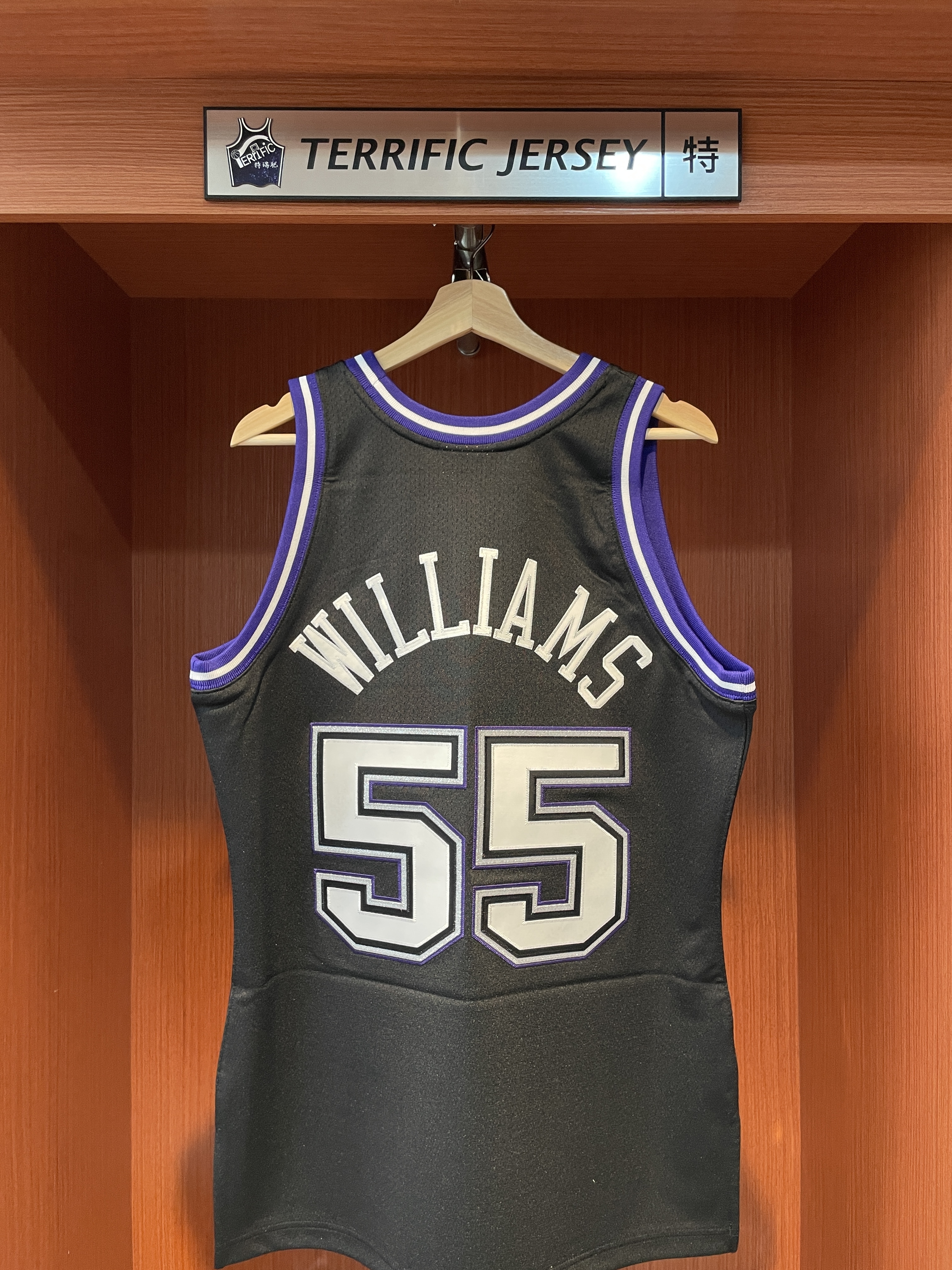 NBA球衣 Jason Williams 沙加緬度國王黑 98-99 客場黑 銀蔥 白巧克力 M&N Authentic 球員版 電繡 全新