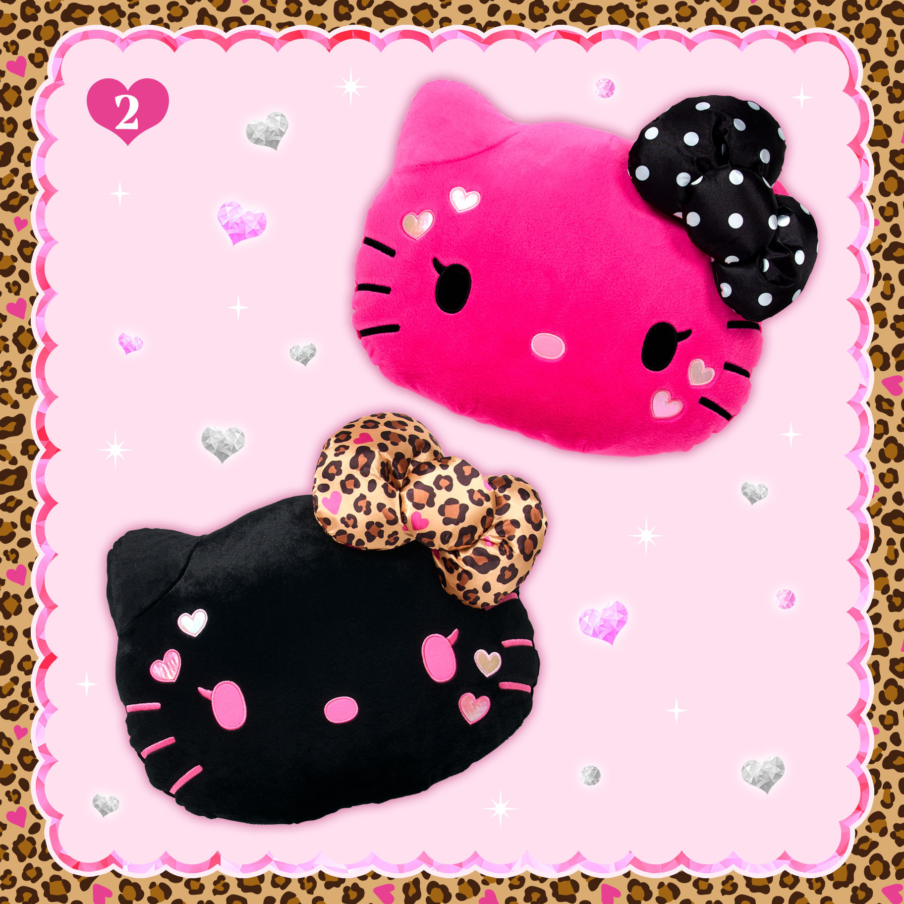 日本 Sanrio Gal-style MAX系列 頭形 Cushion (平成辣妹設計系列)