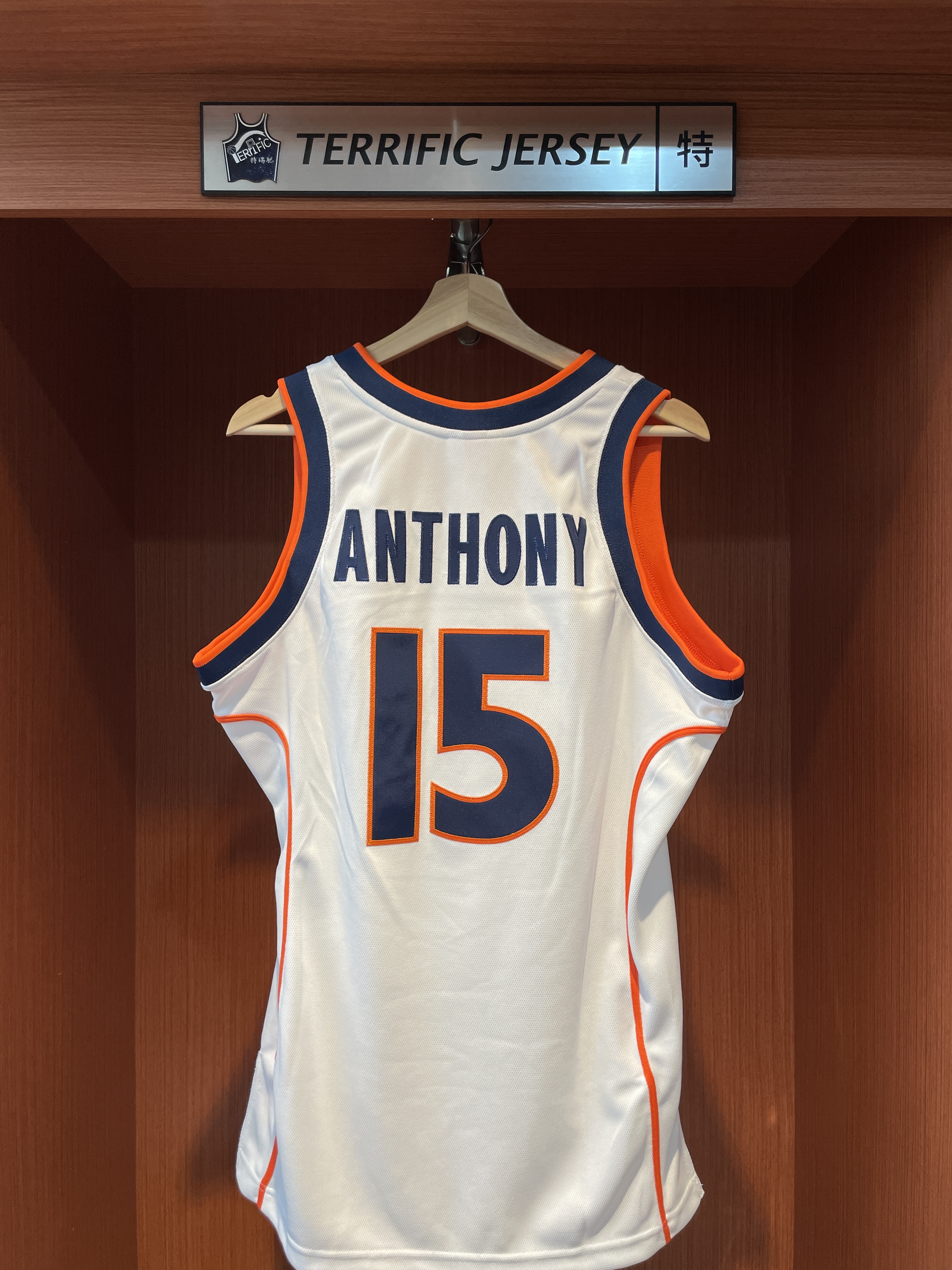 NBA球衣 Carmelo Anthony 雪城大學白 02-03 Syracuse M&N Authentic 球員版 電繡 全新