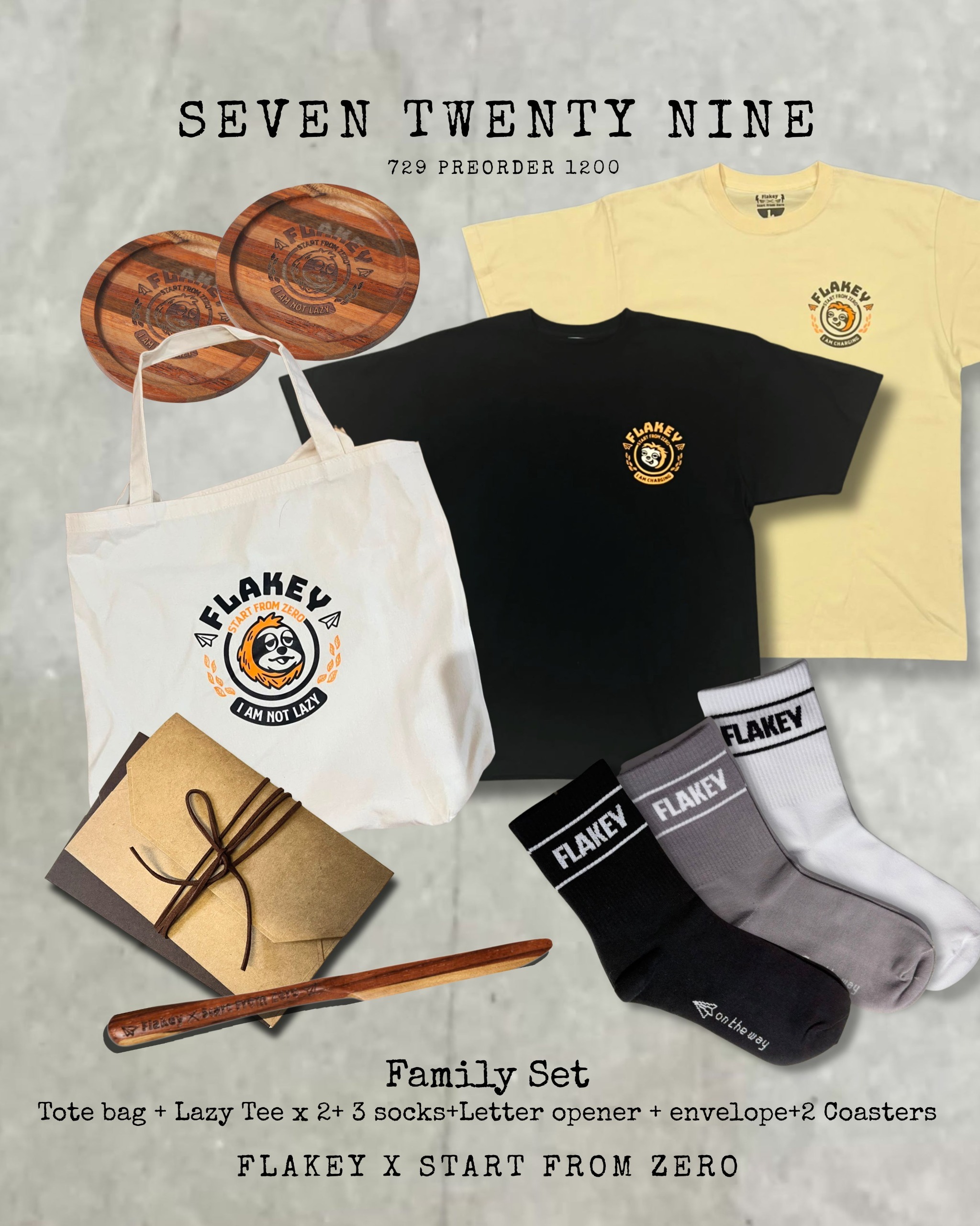 SEVEN TWENTY NINE FAMILY SET