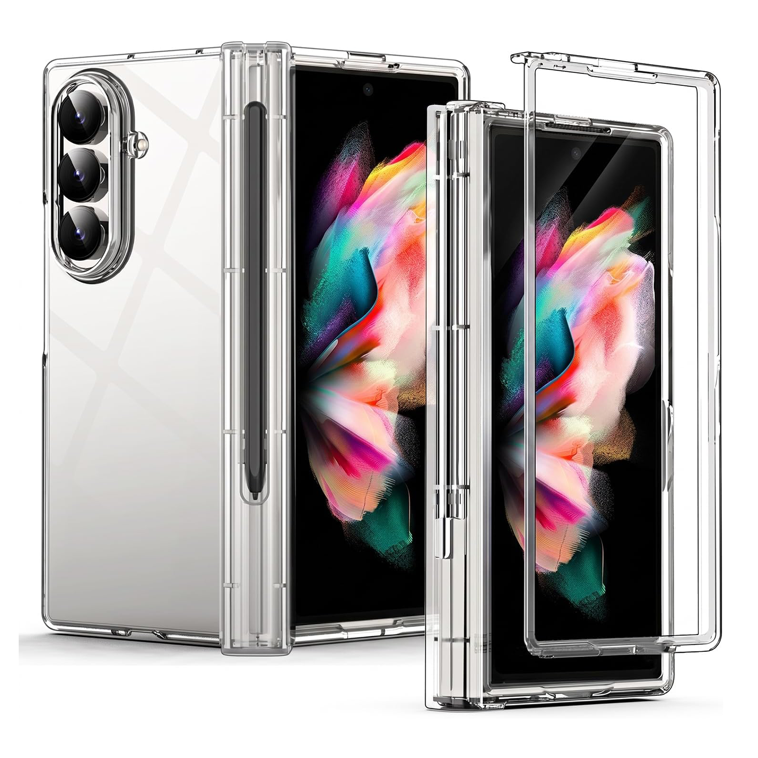 【部分現貨】XPRO - Clear Tray - Samsung Fold 8 Ultra S Pen Holder Case 貼身透明筆槽手機硬殼