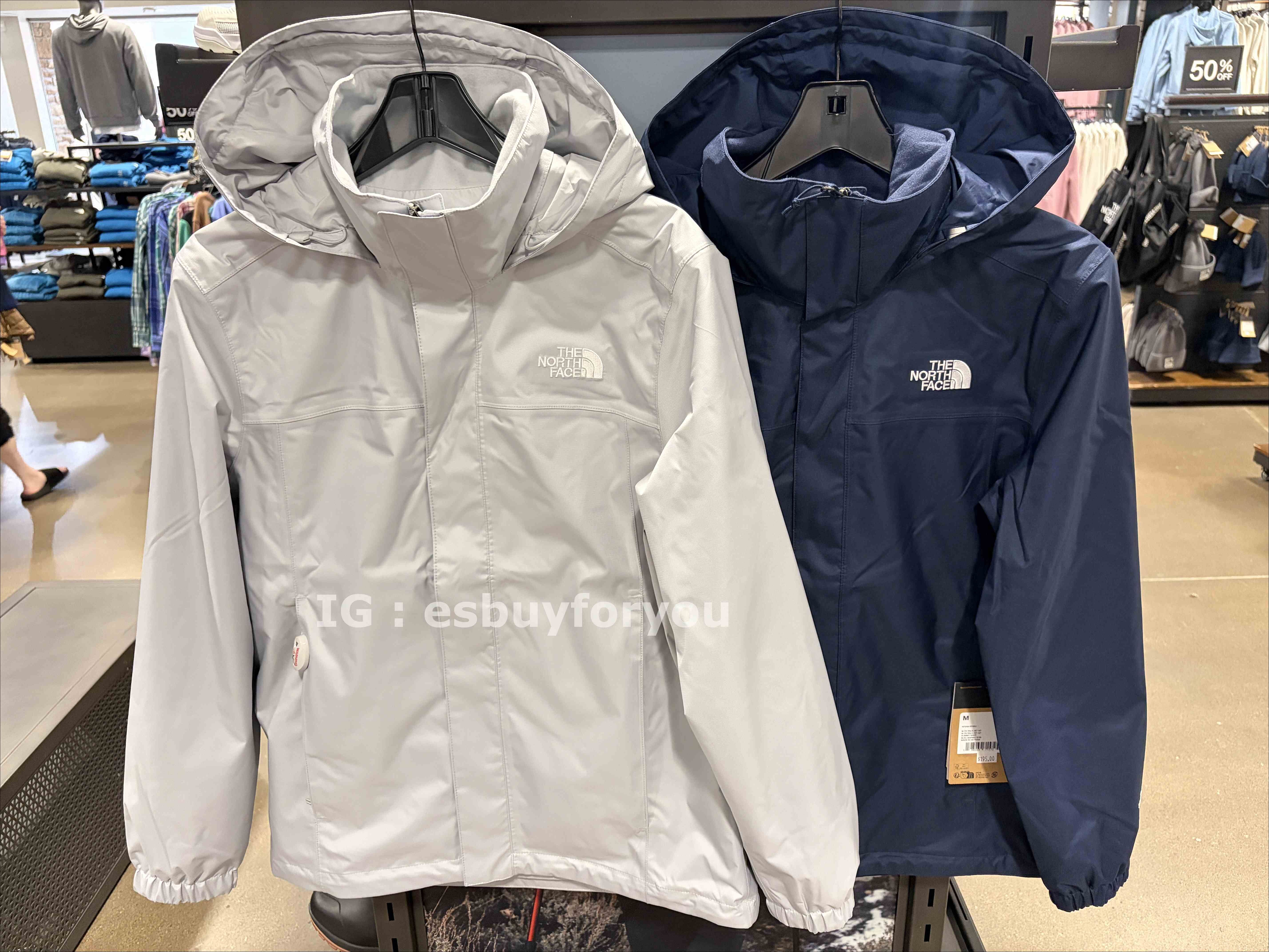 THE NORTH FACE 男大人 刺繡標至 Dryvent面料 防風 防潑水 硬挺 連帽 風衣外套 (帽子可收納)