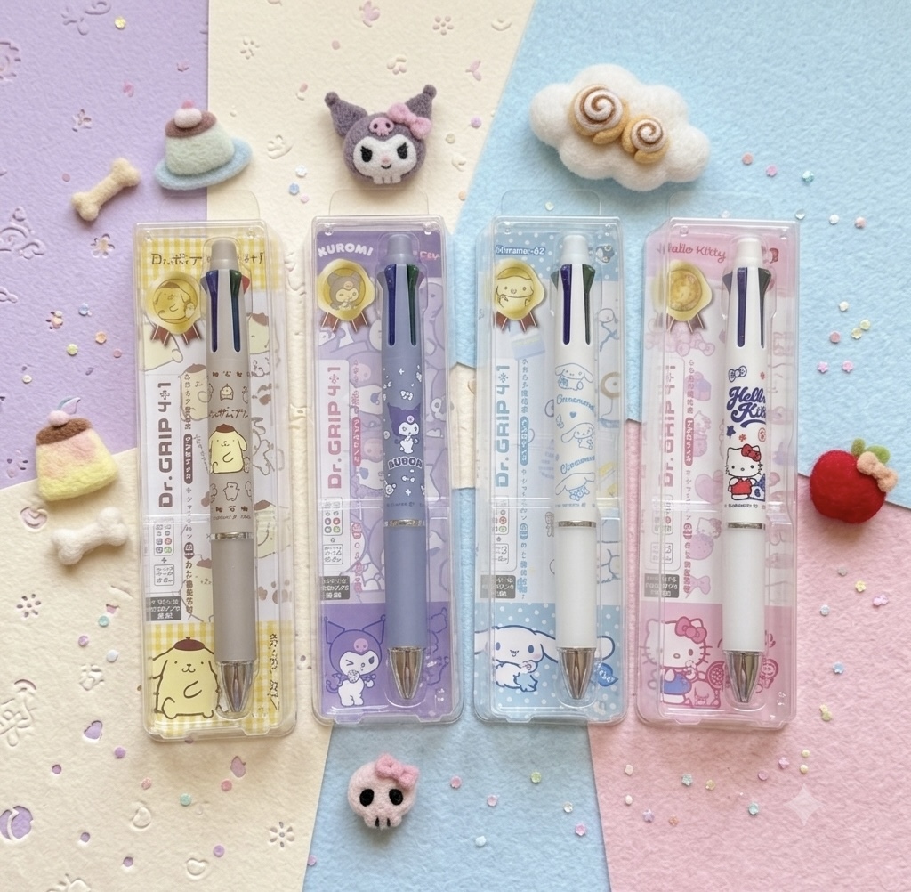 【最新發售】JP Dr.Grip x Sanrio 4+1 原子筆 4901 TK260723