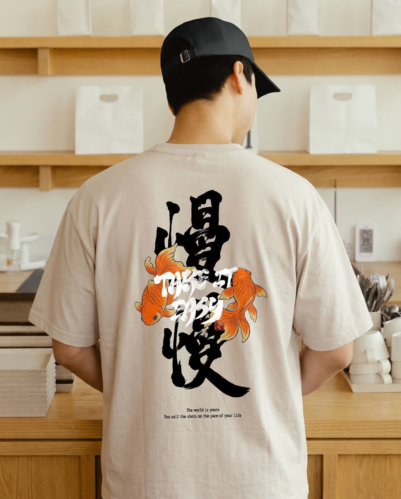 New ✦ Easy Gold Fish Tee (1色入)