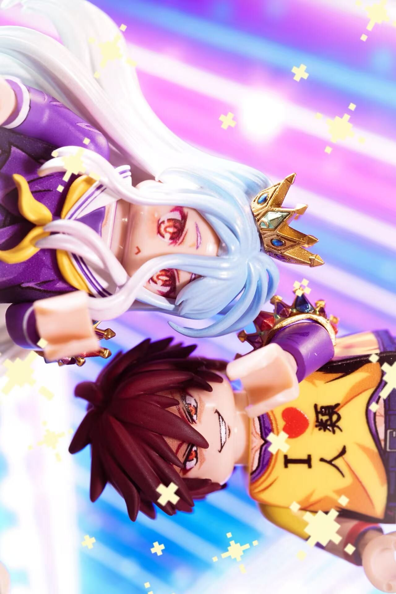[Line Brick][Preorder] No Game No Life, Sora and Shiro Siblings [UVprinted]