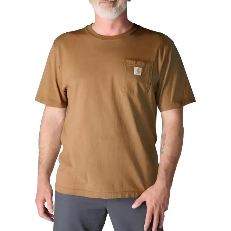 【代購】Carhartt SS26 Iconic K87 Pocket T Shirt T Shirt Unisex K87-BRN