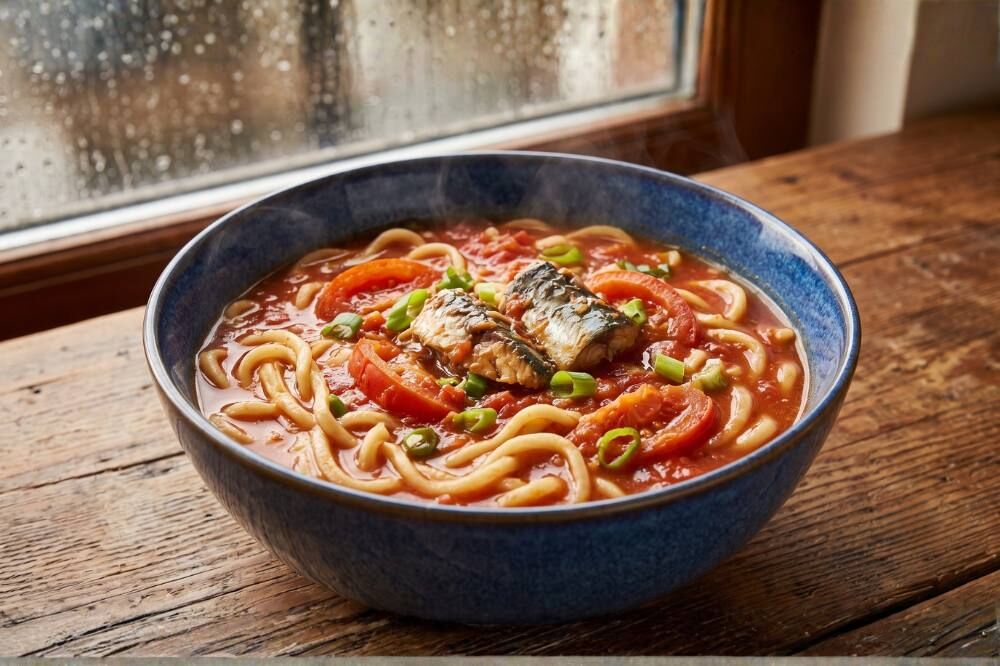 颱風天的冰箱美食，三招煮出健康「颱風麵」