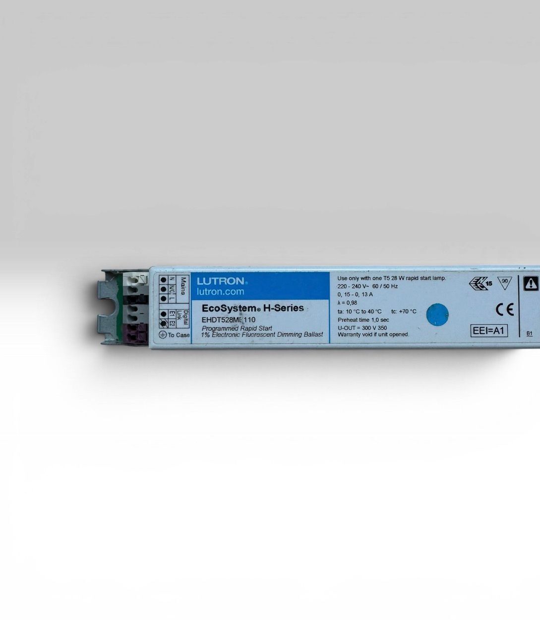 LUTRON EHD-T528ME110 1x28W T5 ECOSYSTEM H系列數位鎮流器
