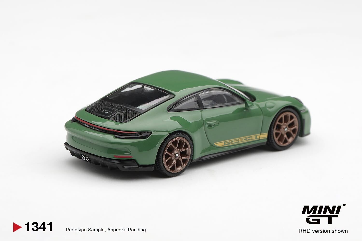 [預訂] MINI GT #1341 保時捷Porsche 911 (992) GT3 Touring 亮綠色 左軚