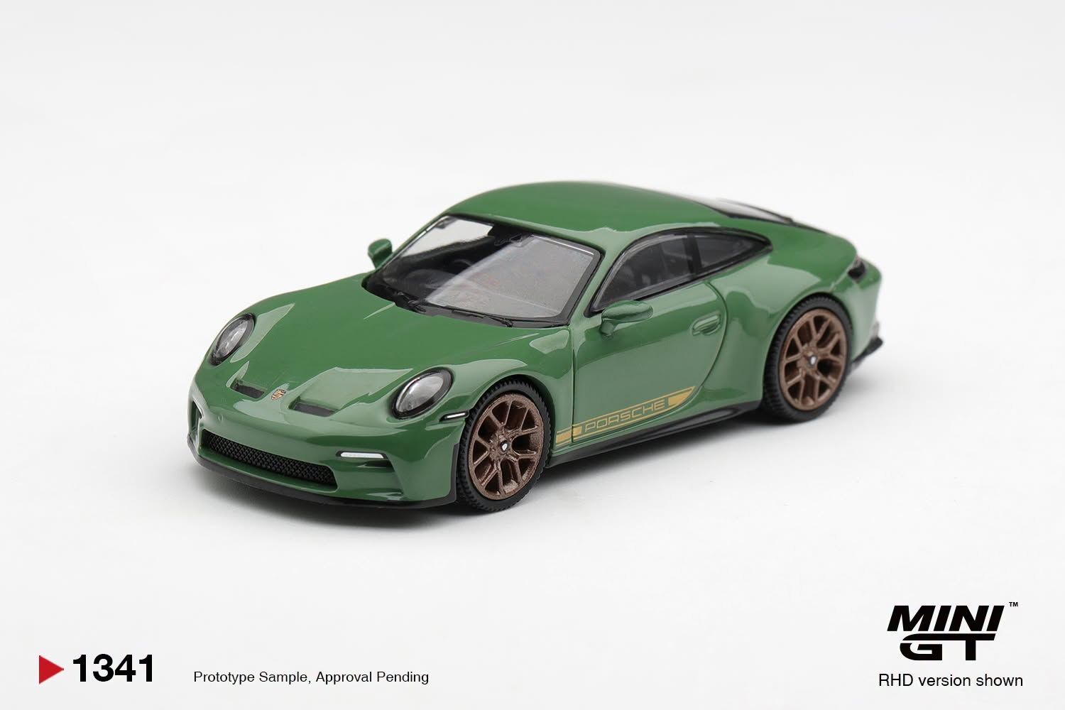 [預訂] MINI GT #1341 保時捷Porsche 911 (992) GT3 Touring 亮綠色 左軚