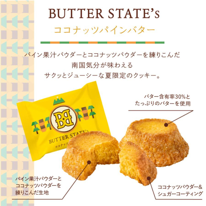 (預購商品) 日本BUTTER STATE'S春夏限定🍑豪華版Collection 5款綜合禮盒 14入-附提袋