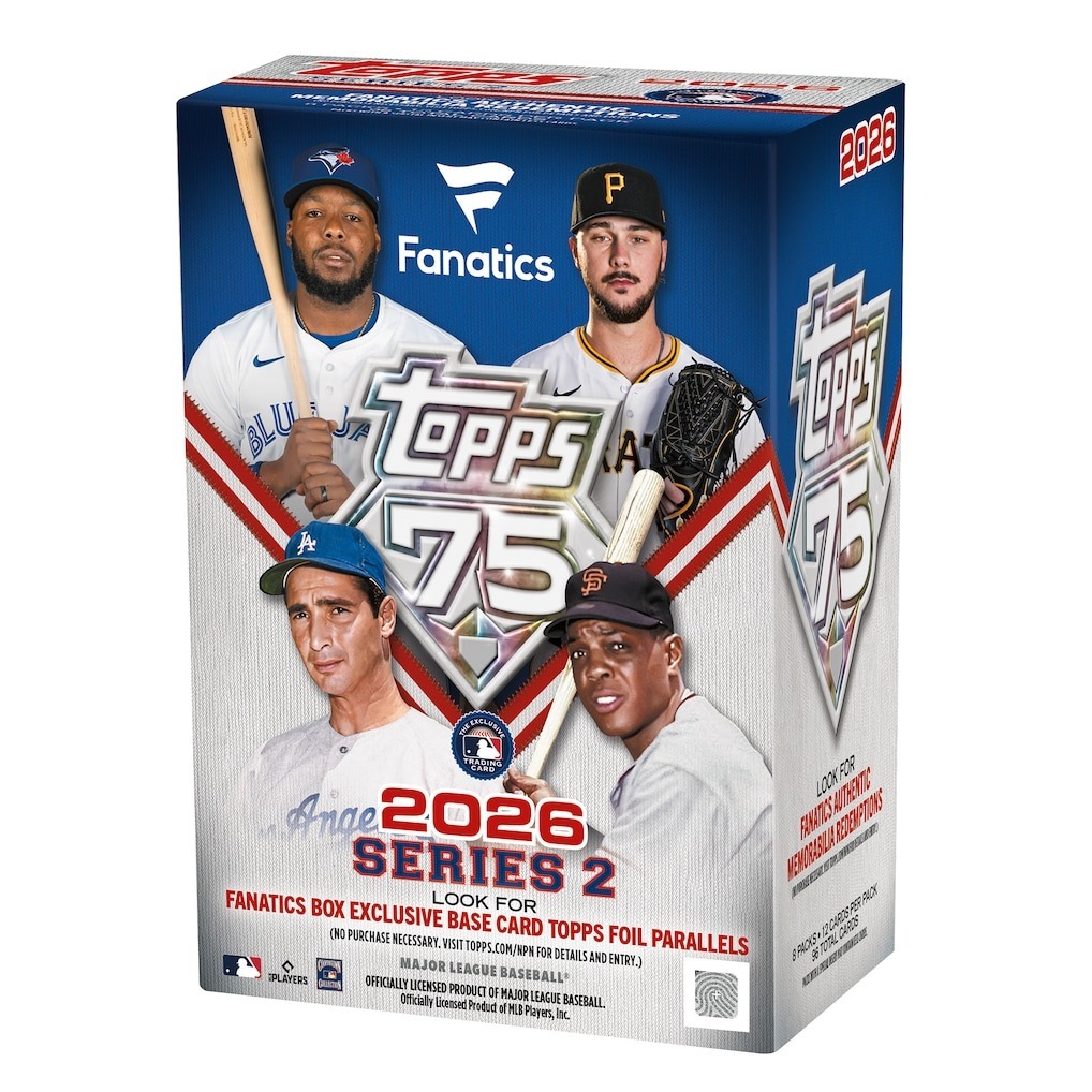 MLB球員卡 2026-27 Topps Baseball Series 2 Fanatics Exclusive - Value Box 完整盒出售 封膜未拆 Fanatics 官網獨家 全新
