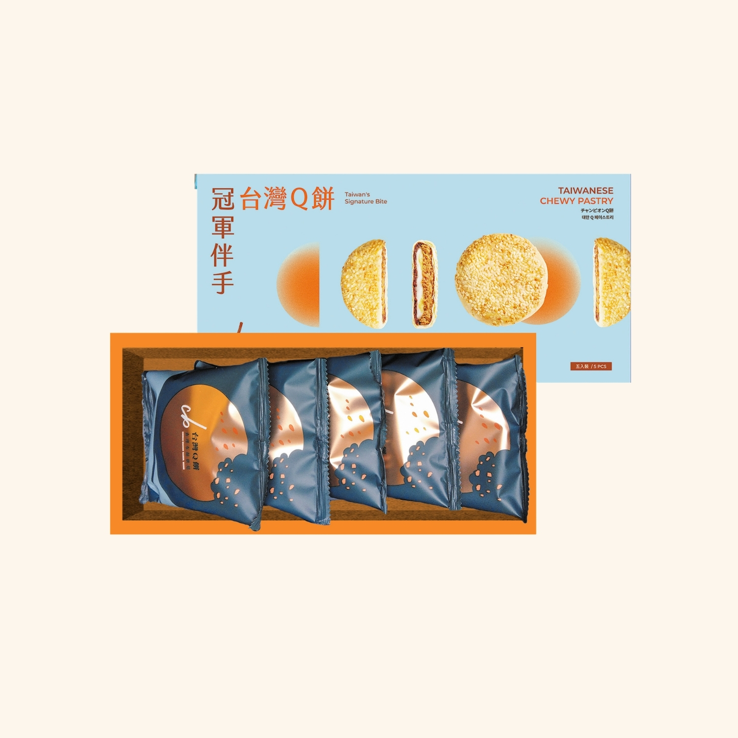 台灣Q餅5入(常溫)