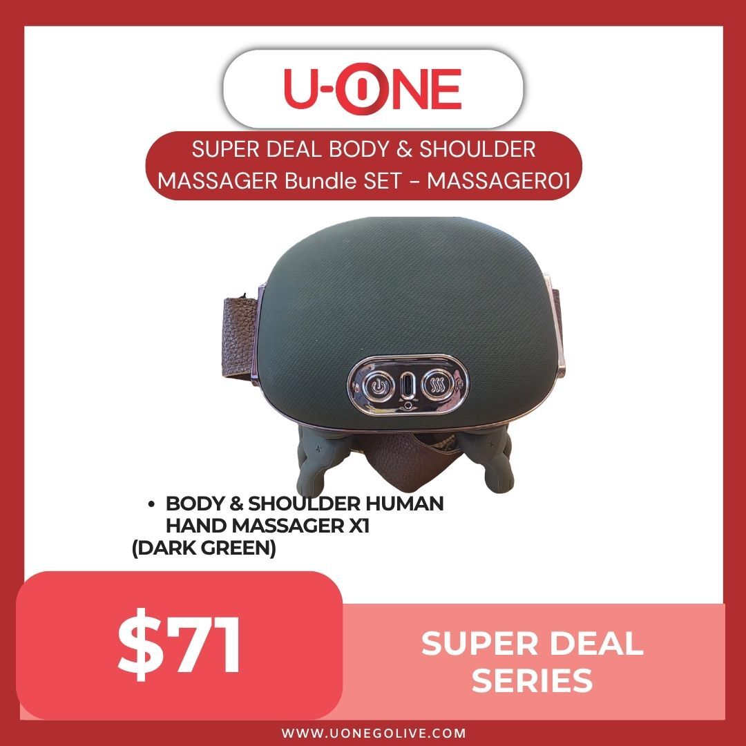 SUPER DEAL BODY & SHOULDER MASSAGER Bundle SET - MASSAGER01