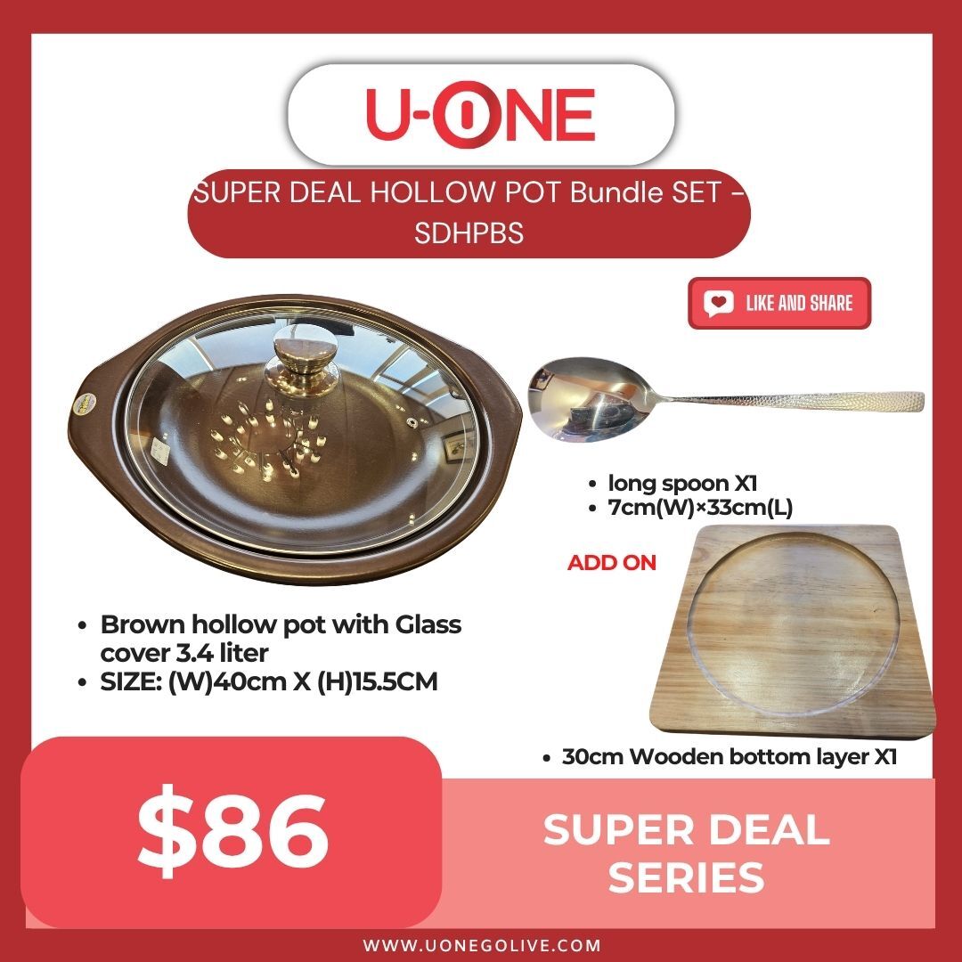 PRE-ORDER : SUPER DEAL HOLLOW POT Bundle SET - SDHPBS