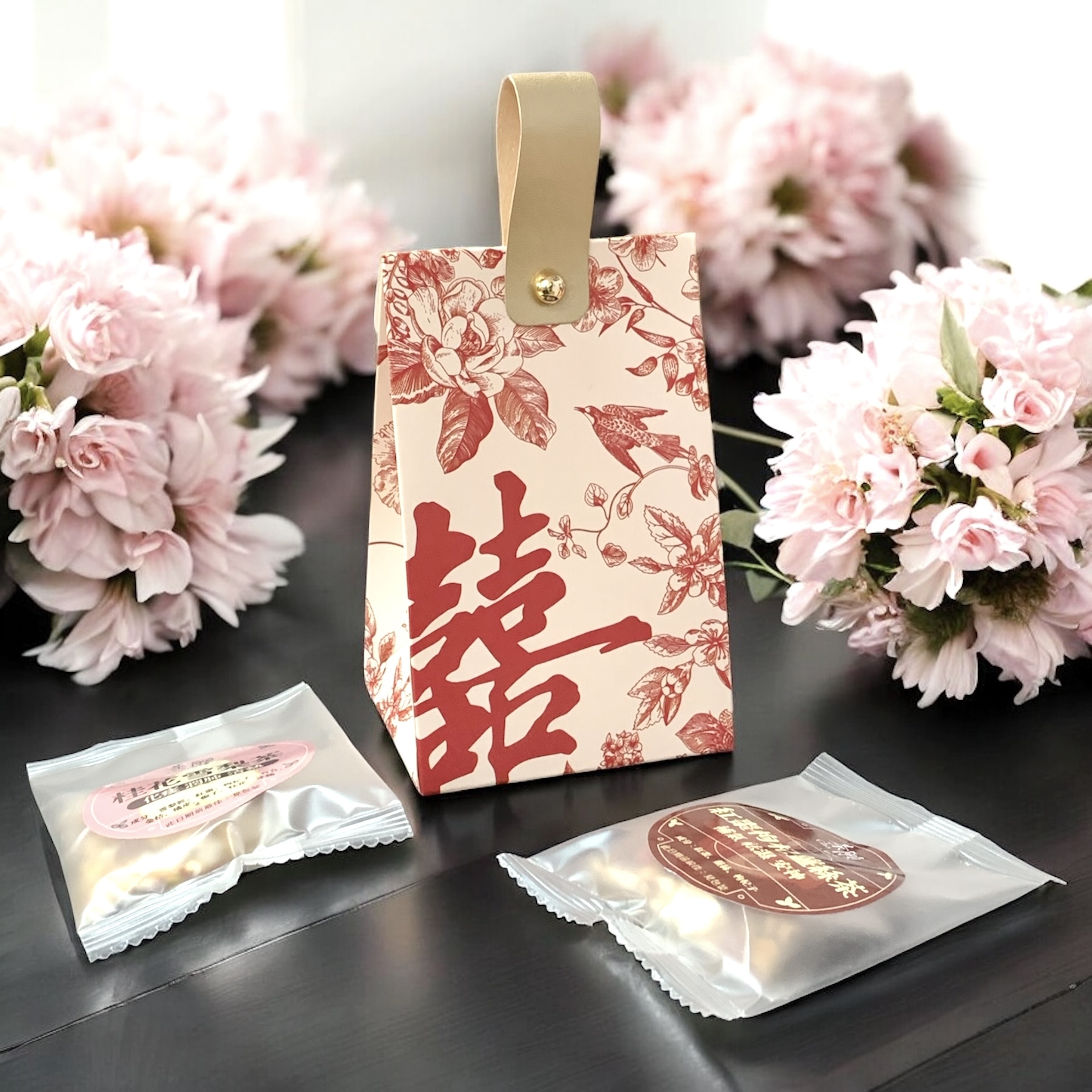 婚宴回禮 禮盒013 + 2包自選茶包 (15種口味可選)