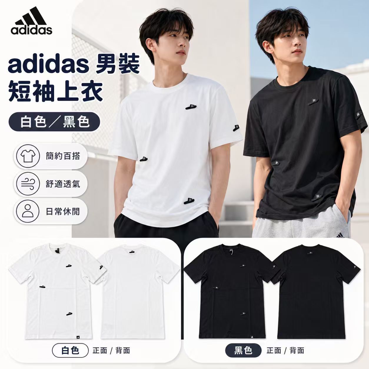 【現貨】adidas LX032472 男裝短袖上衣