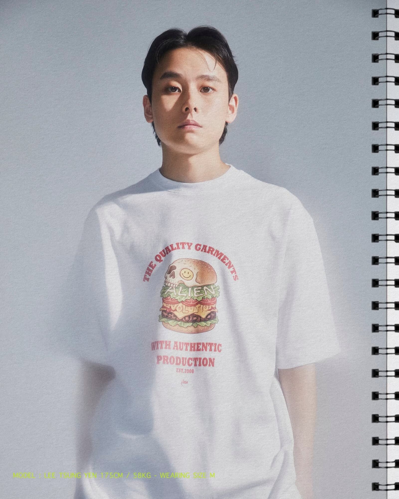 【車庫服飾】AES DELICIOUS HAMBURGER TEE