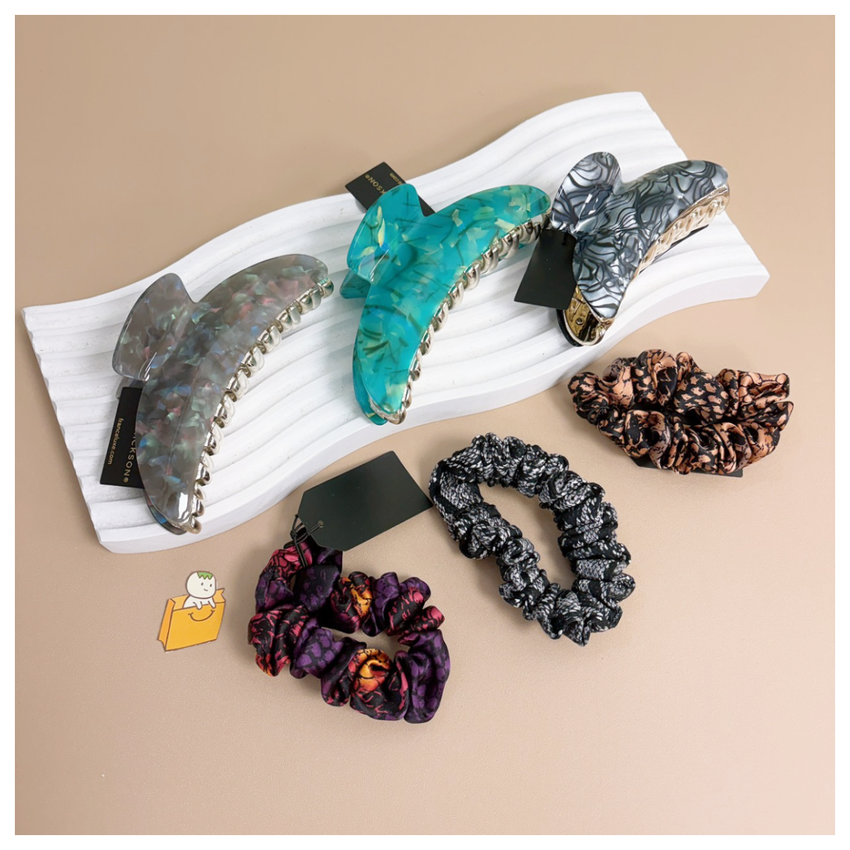 【現貨】L. ERICKSON 髮圈 髮箍 鯊魚夾 髮夾 髮飾 飾品