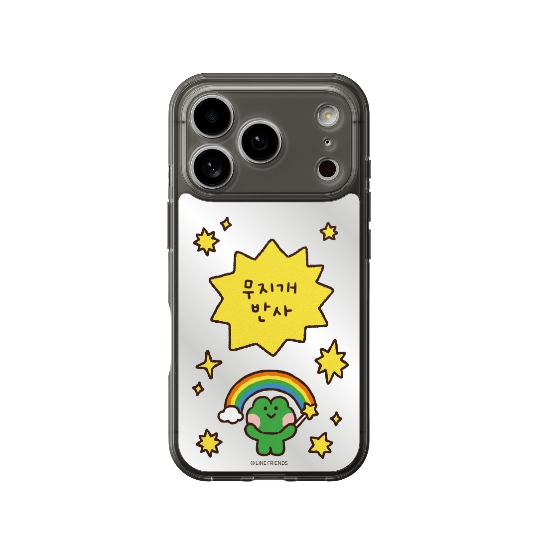 LINE FRIENDS minini 手機鏡面背貼膜 / 彩虹反彈-VC334