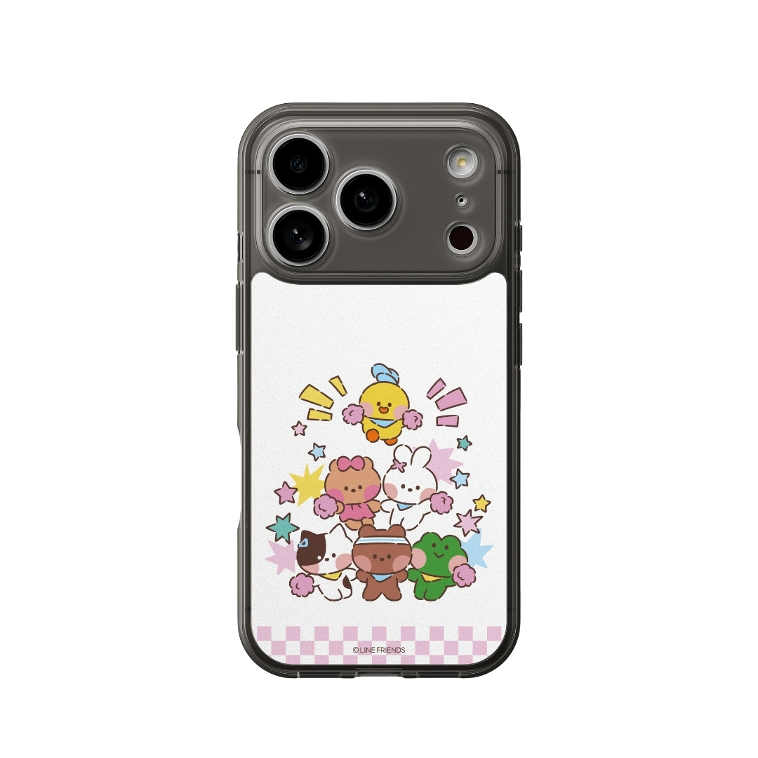 LINE FRIENDS minini 手機背貼膜 / 運動會啦啦隊-VC323