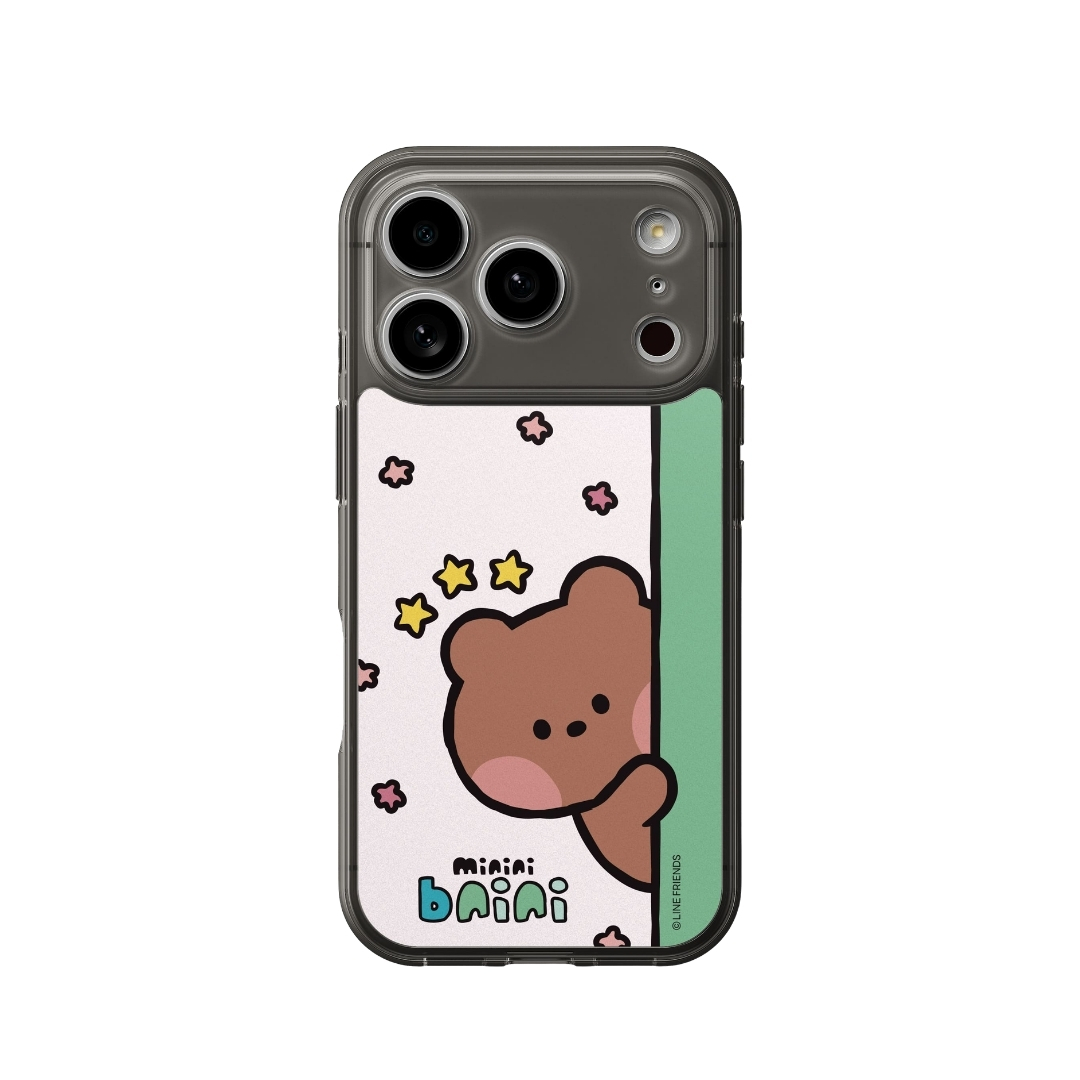 LINE FRIENDS minini 手機背貼膜 / 躲貓貓bnini-VC313