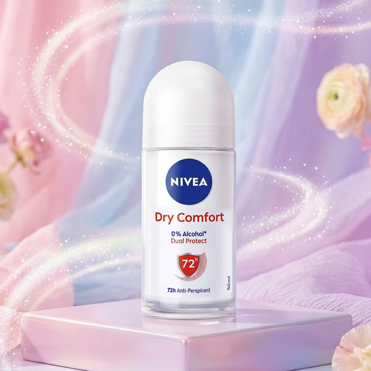 【NIVEA】Antiperspirant Body Lotion, Dry & Revitalizing Series, 50ml