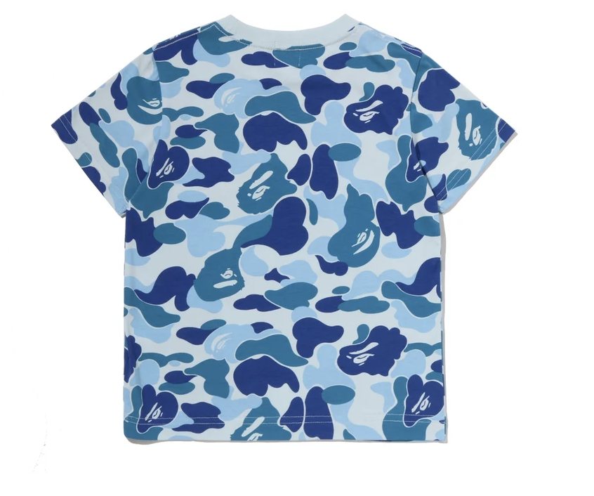 【BAPE童裝】0725發售ABC CAMO BABY MILO COLLEGE TEE