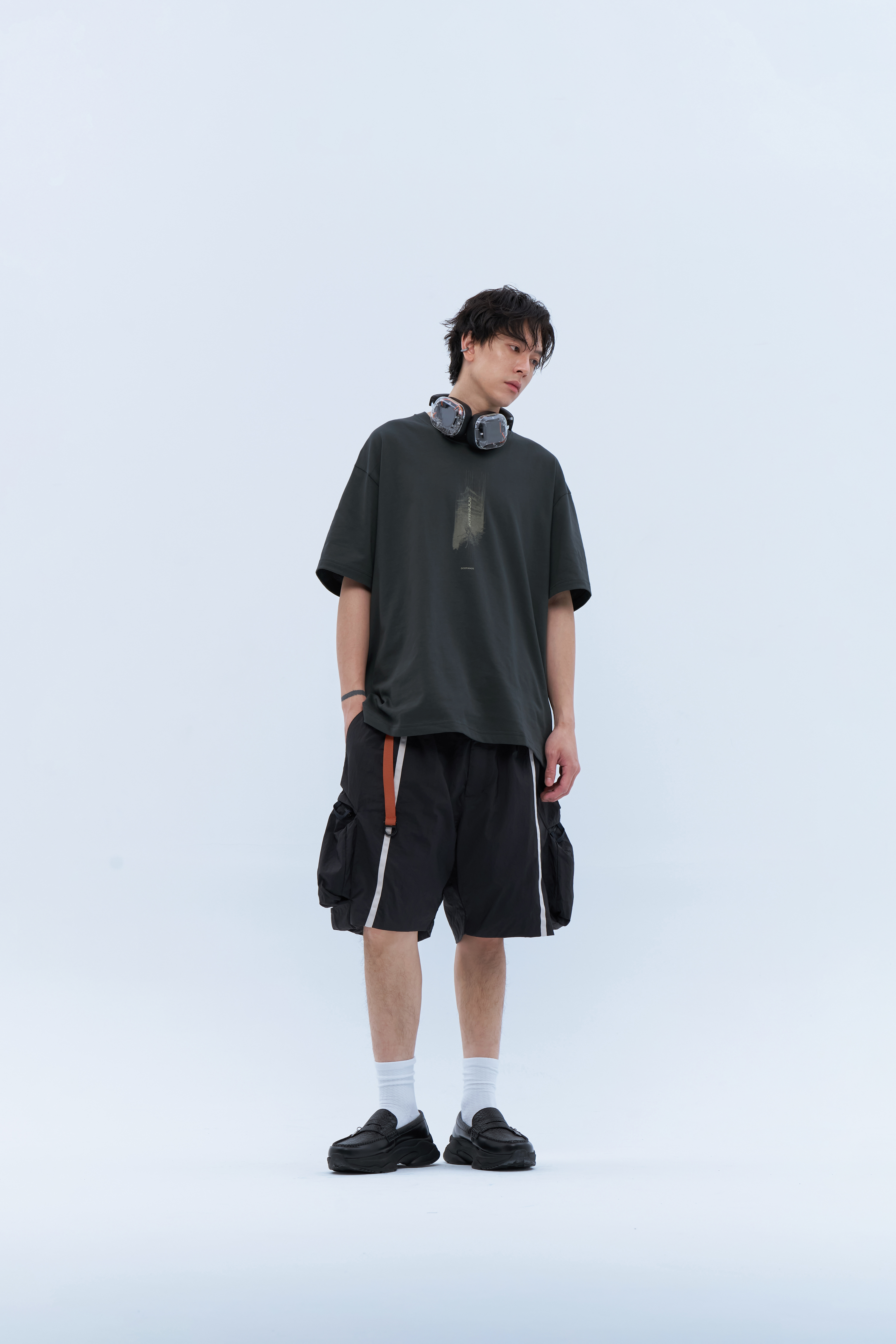 GOOPiMADE GRC-5 宮‧概念圖像短袖 - Charcoal