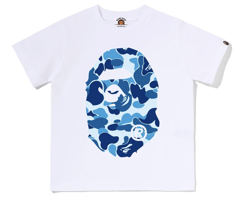 【BAPE童裝】0725發售正反猿人頭 ABC CAMO BIG APE HEAD TEE
